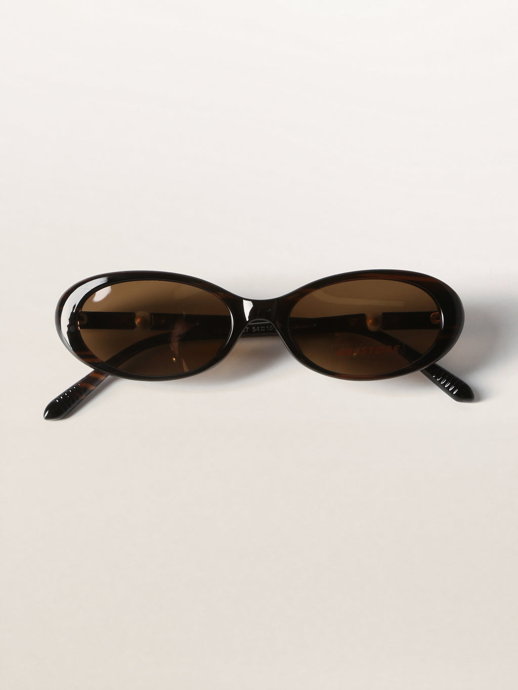 Retro Pearl Oval Coquette Polarized Sunglasses