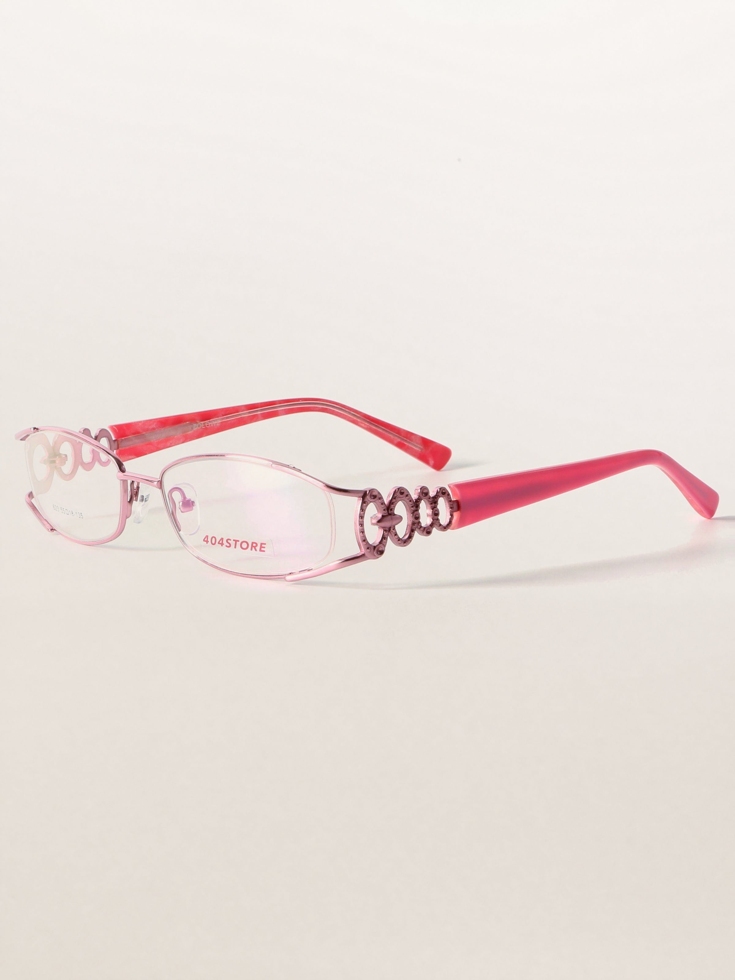 Y2K Gothic McBling Metal Optical Frames