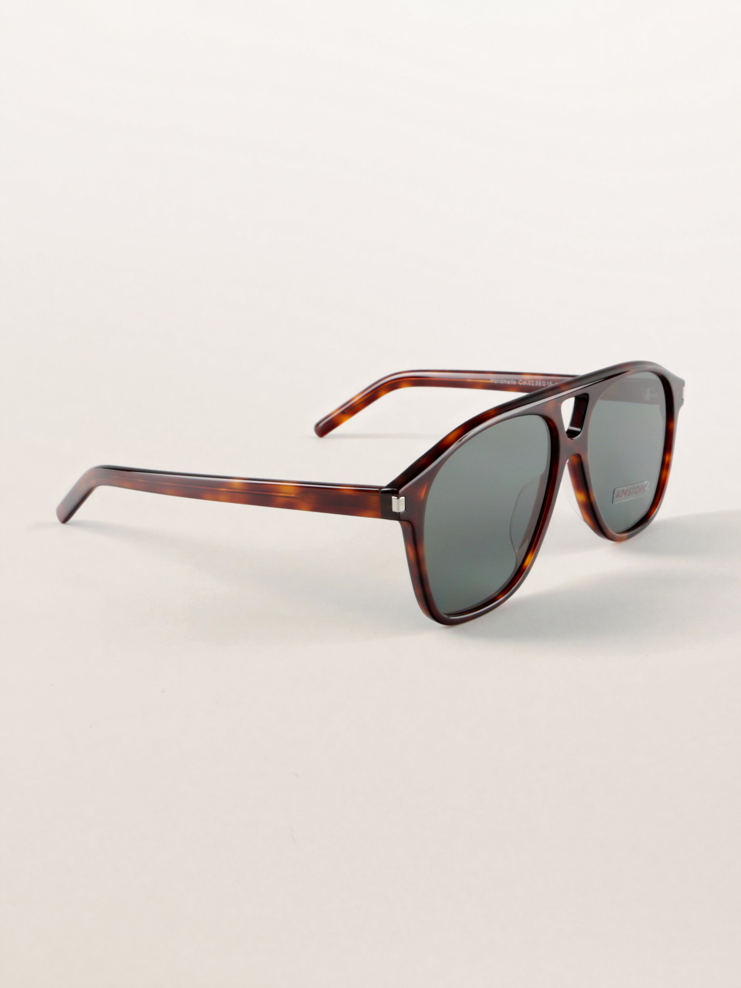 Vintage Style Oversized Aviator Acetate Sunglasses