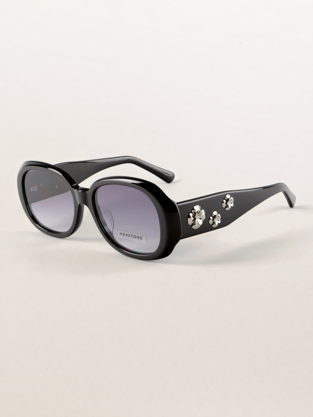 Vintage Floral Oversized Acetate Sunglasses