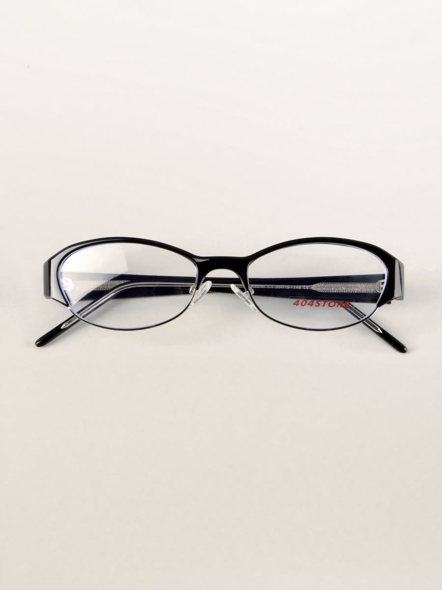 90s Retro Librarian Core Oval Optical Frames