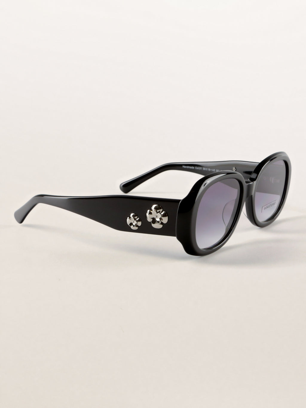 Vintage Floral Oversized Acetate Sunglasses