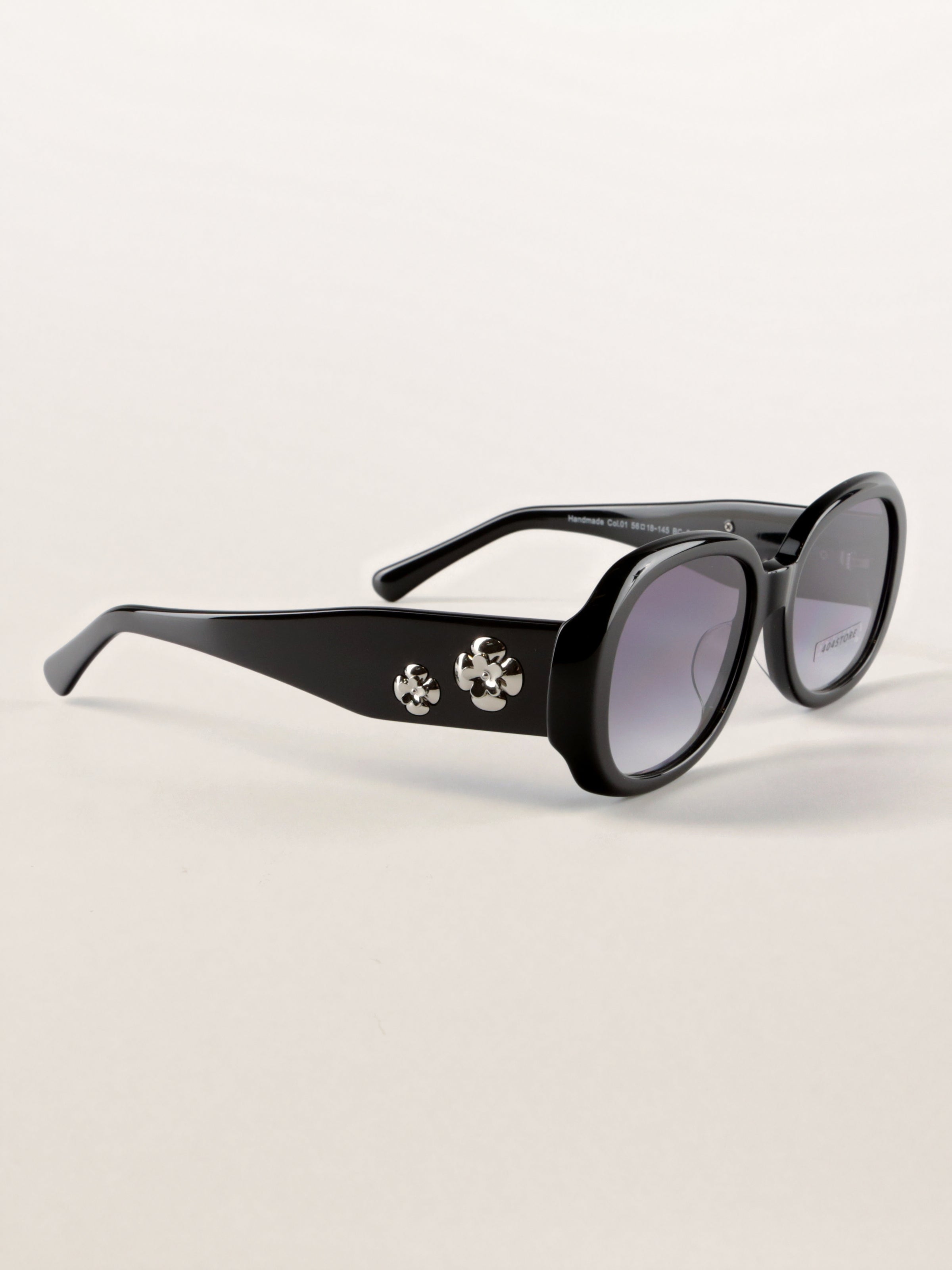 Vintage Floral Oversized Acetate Sunglasses