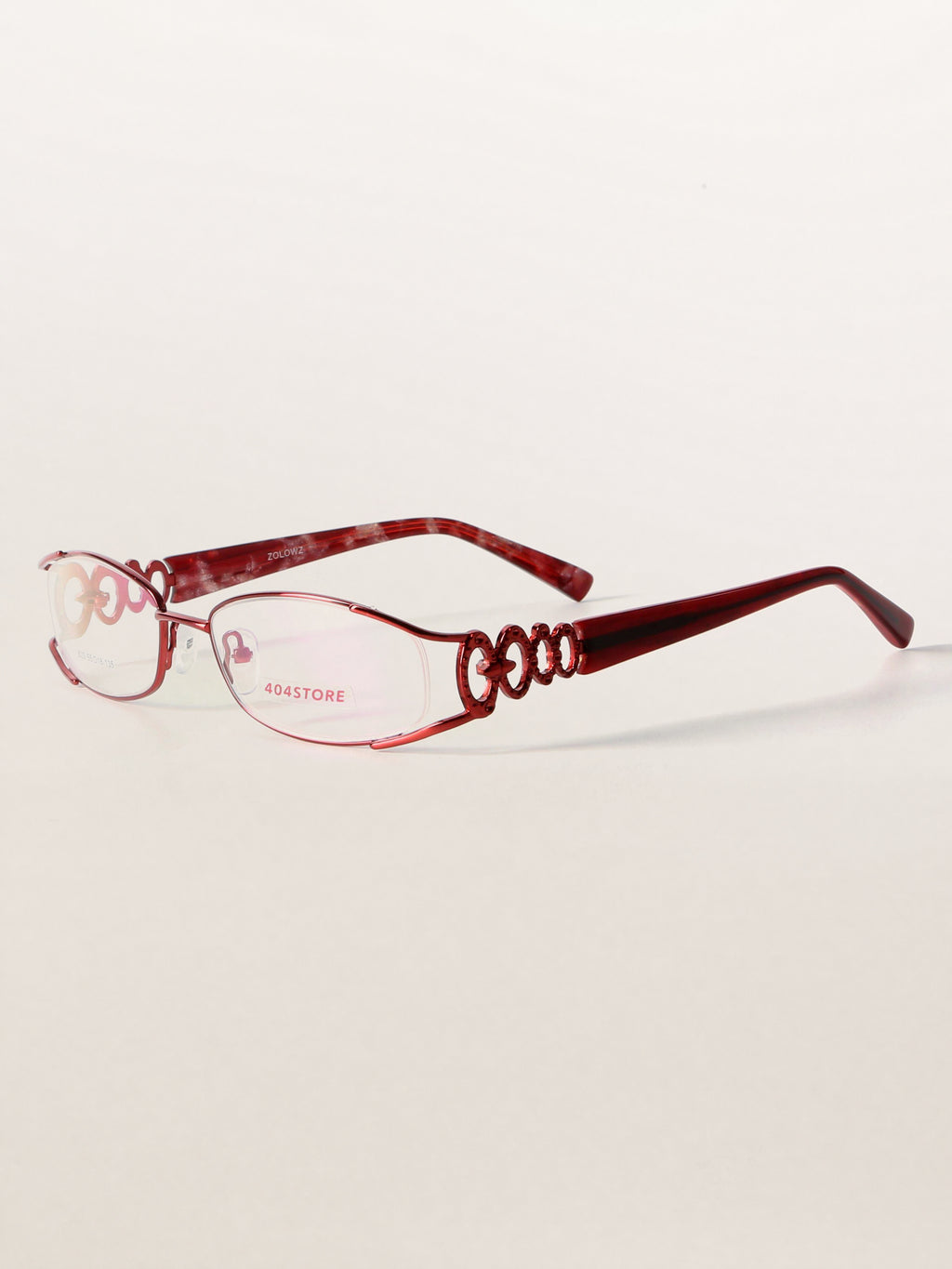 Y2K Gothic McBling Metal Optical Frames