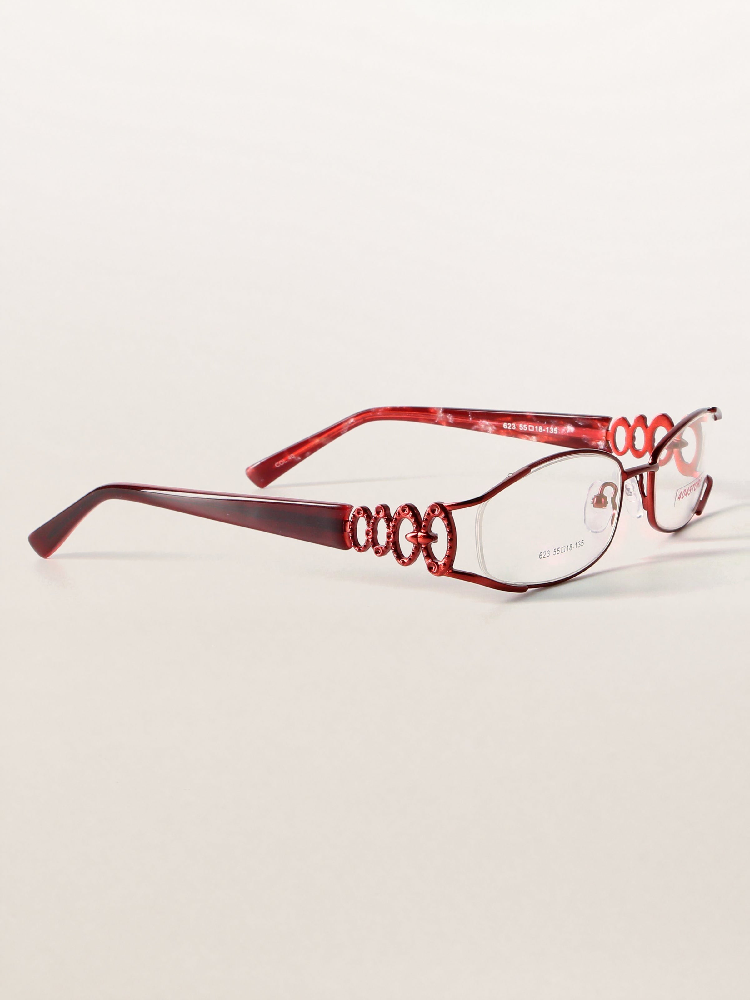 Y2K Gothic McBling Metal Optical Frames