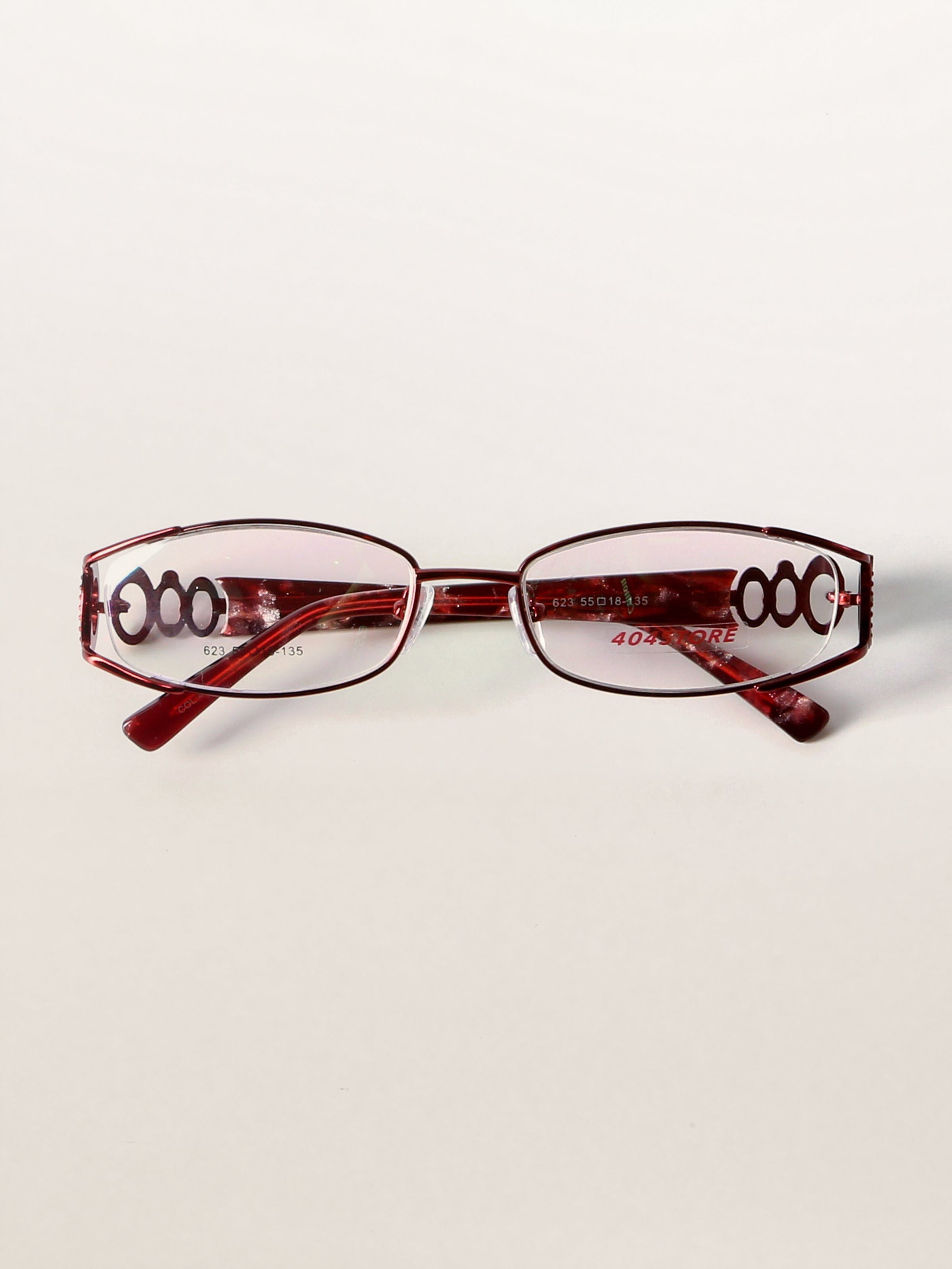 Y2K Gothic McBling Metal Optical Frames