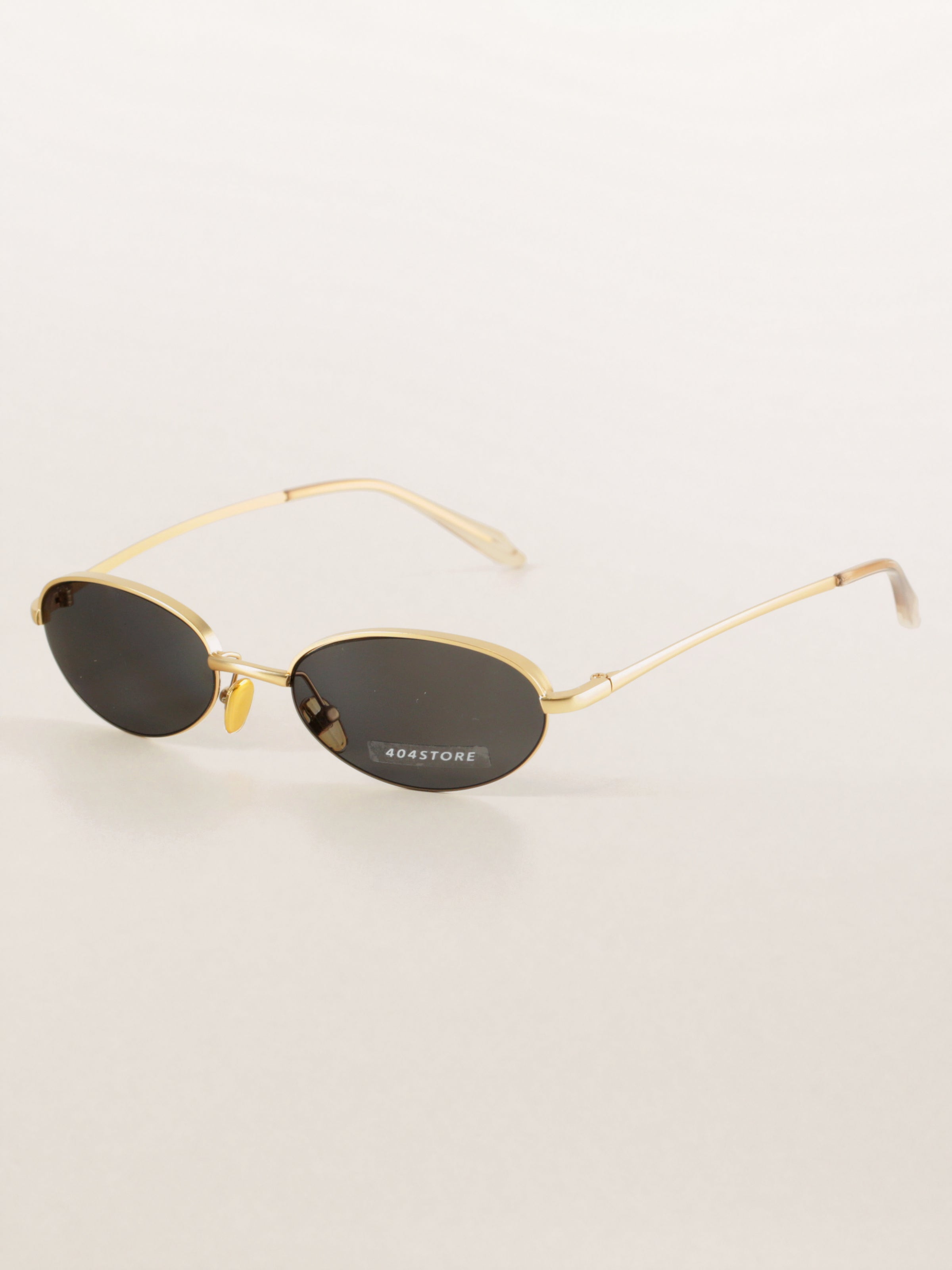 Half-Rim Bayonetta Oval Metal Sunglasses
