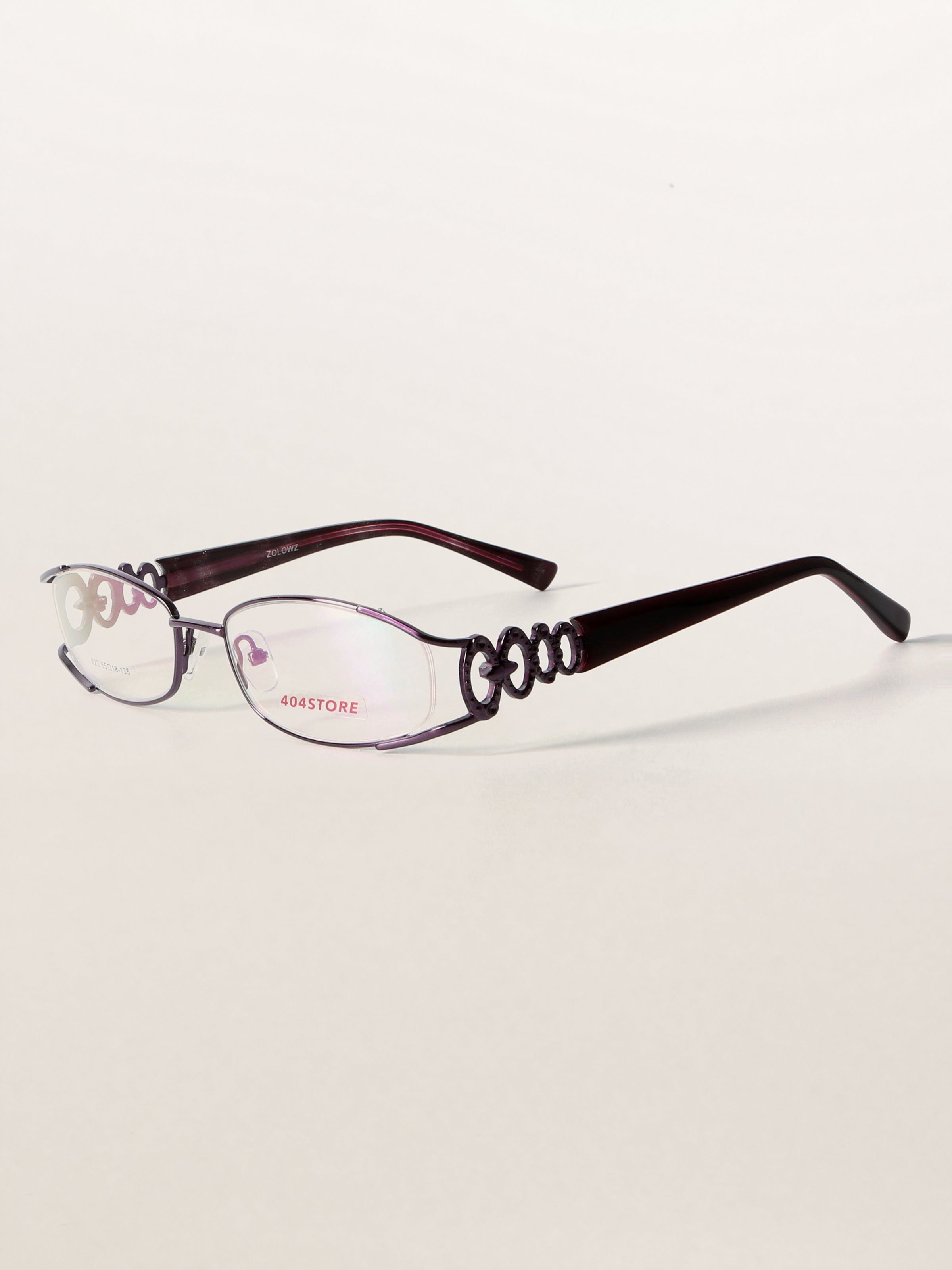 Y2K Gothic McBling Metal Optical Frames