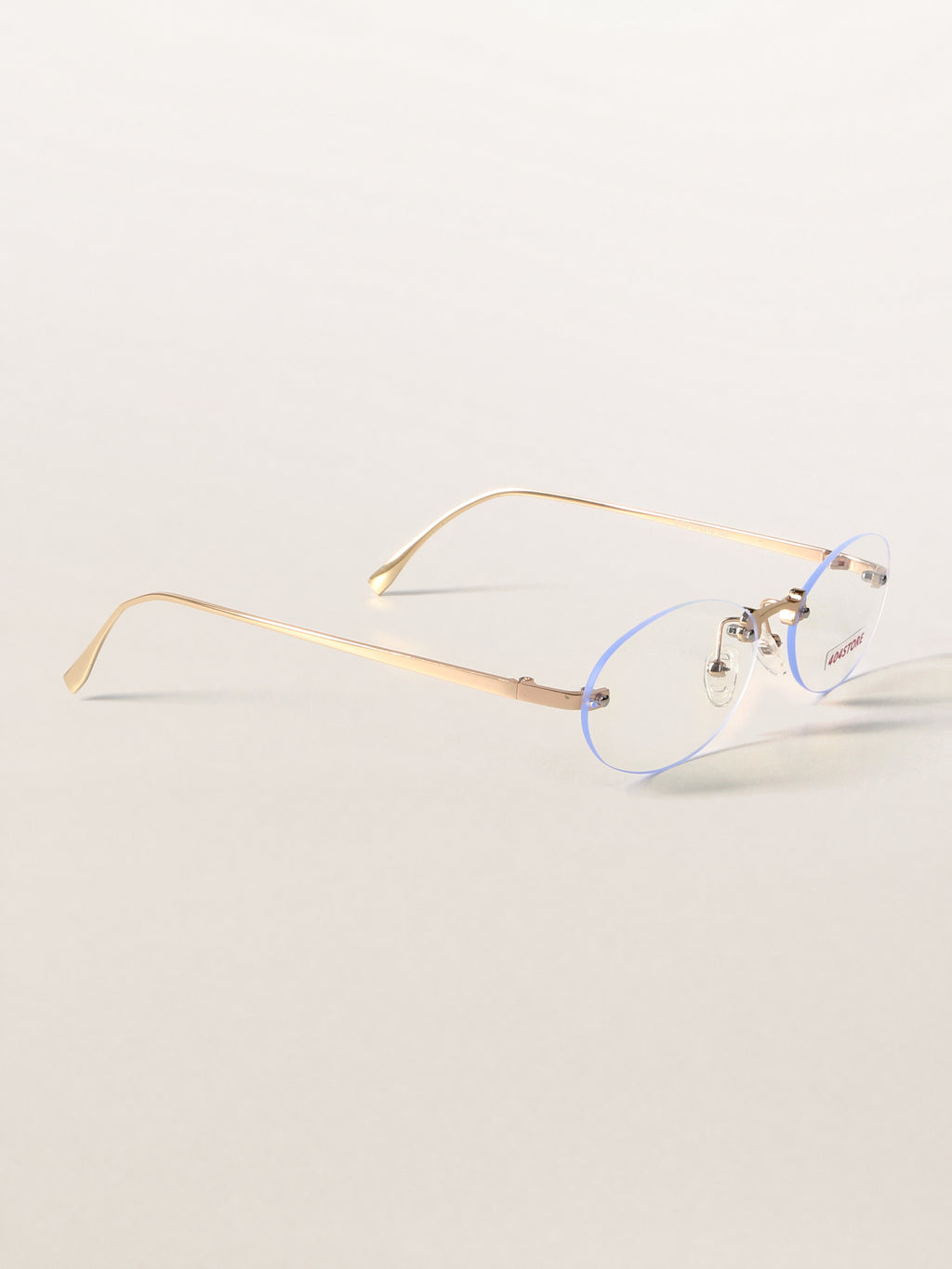 Retro Librarian Chic Rimless Optical Frames