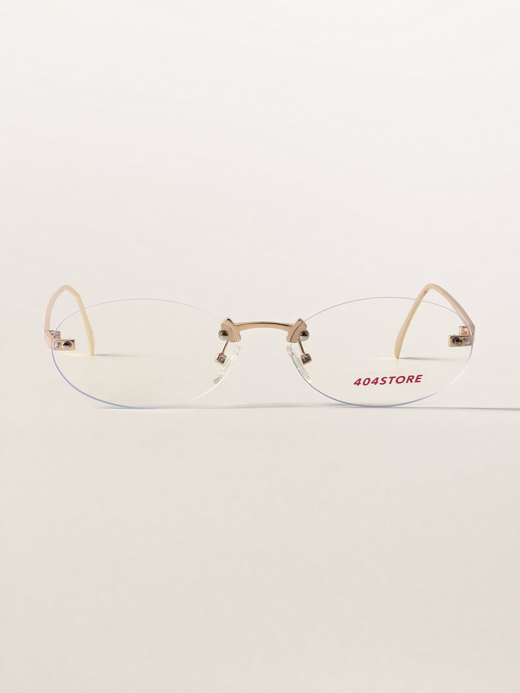 Retro Librarian Chic Rimless Optical Frames