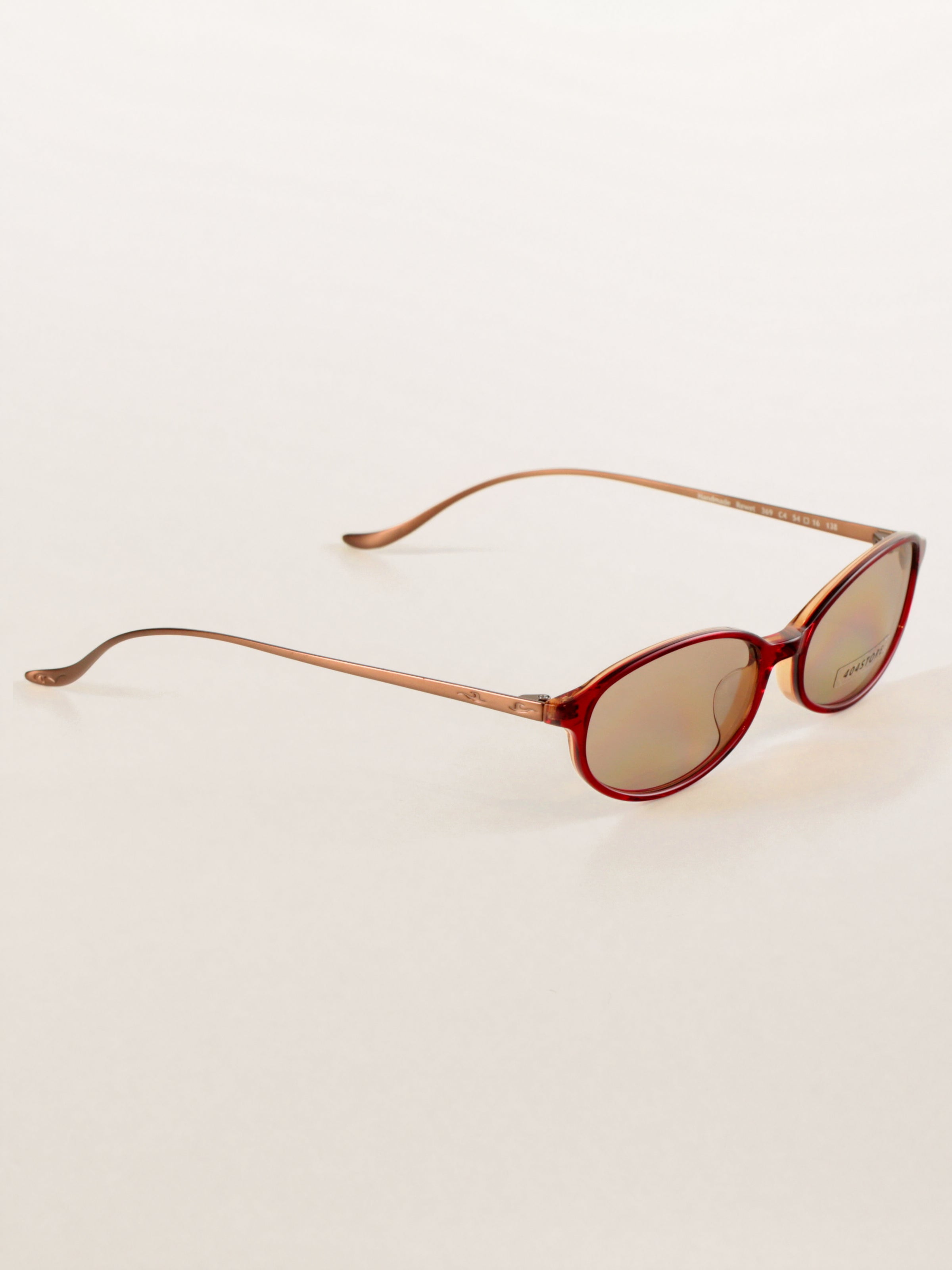 Y2K Office Siren Oval Titanium Sunglasses