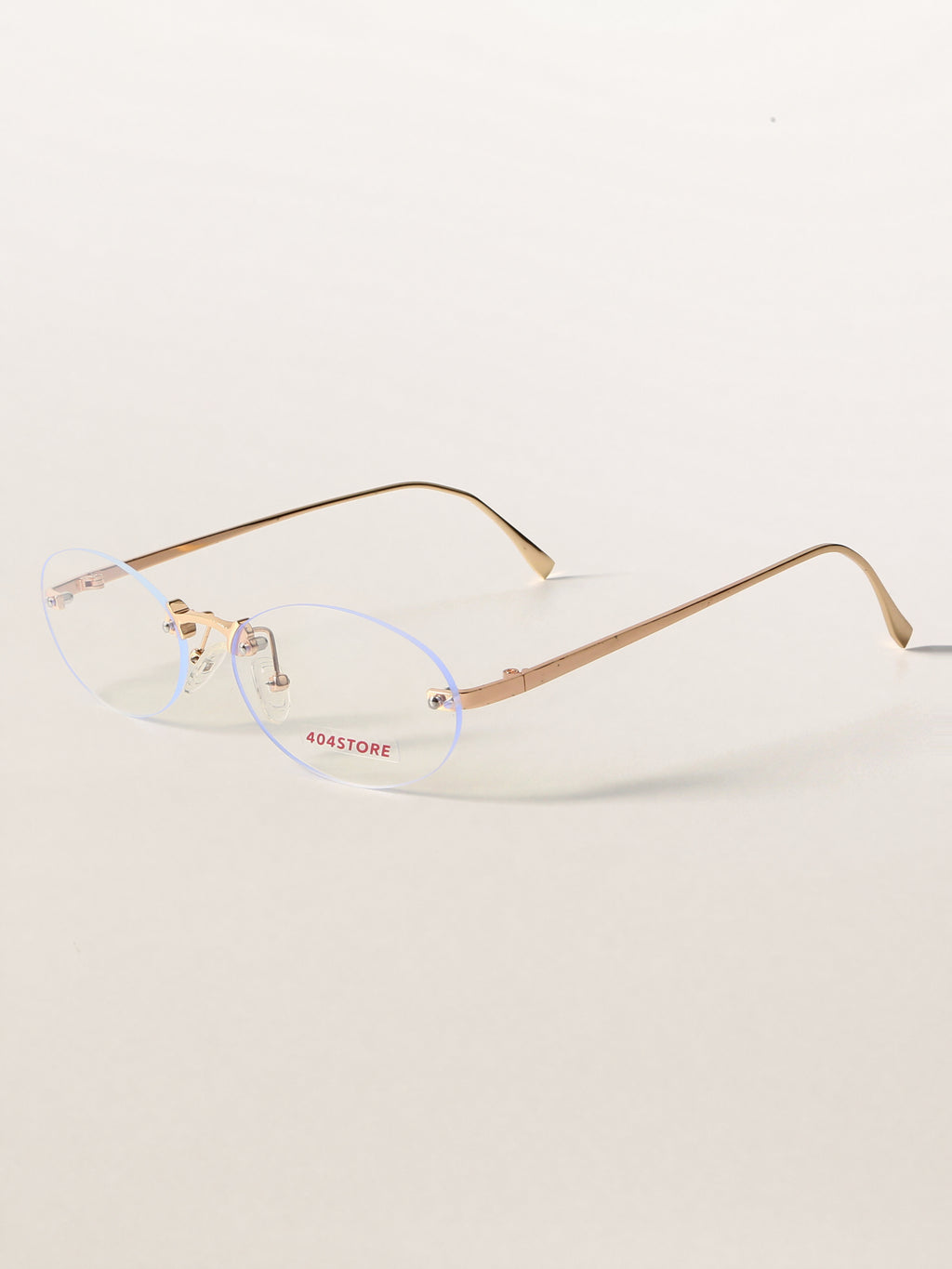 Retro Librarian Chic Rimless Optical Frames