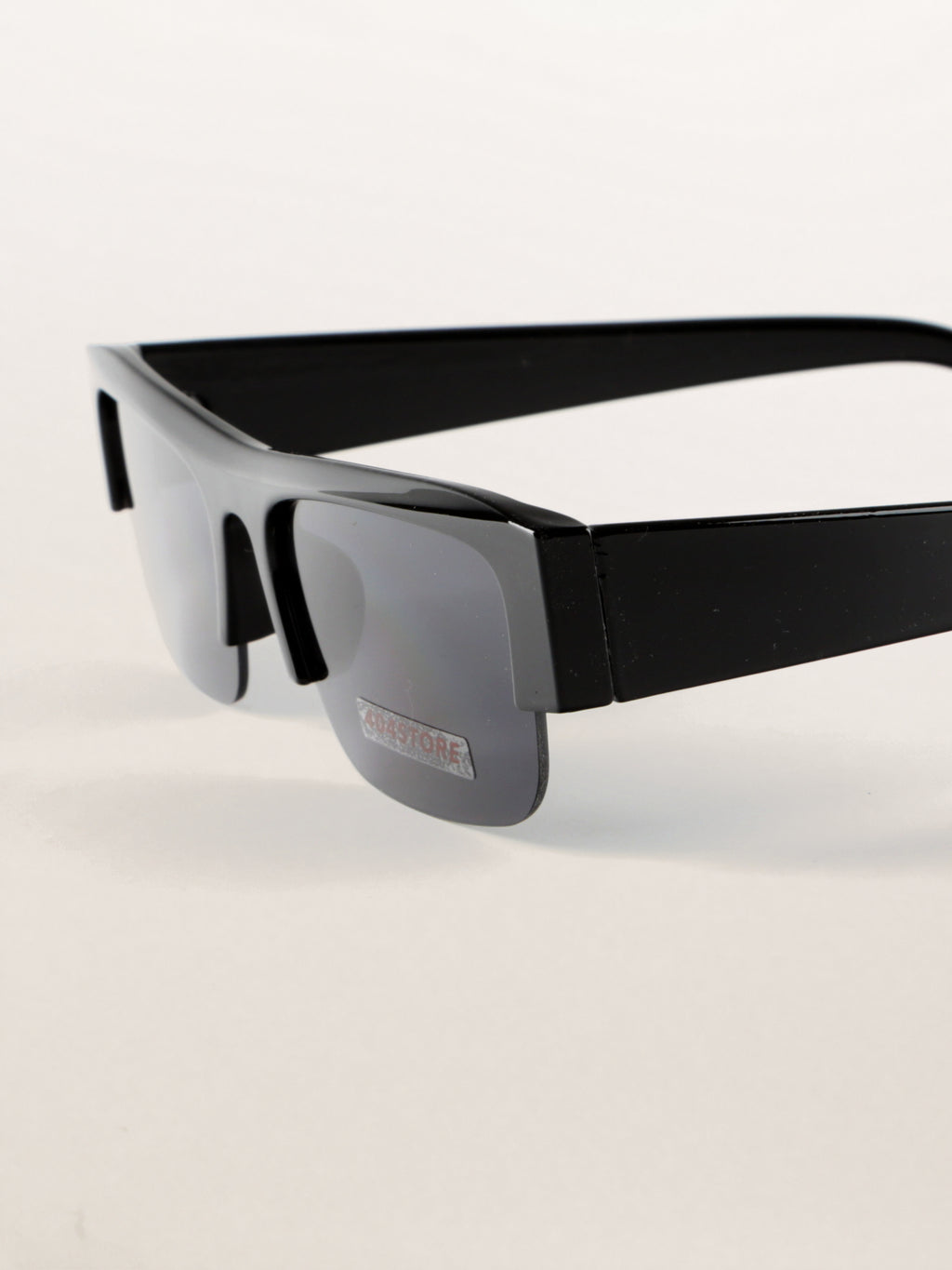 Geek Chic Half-Rim Statement Sunglasses