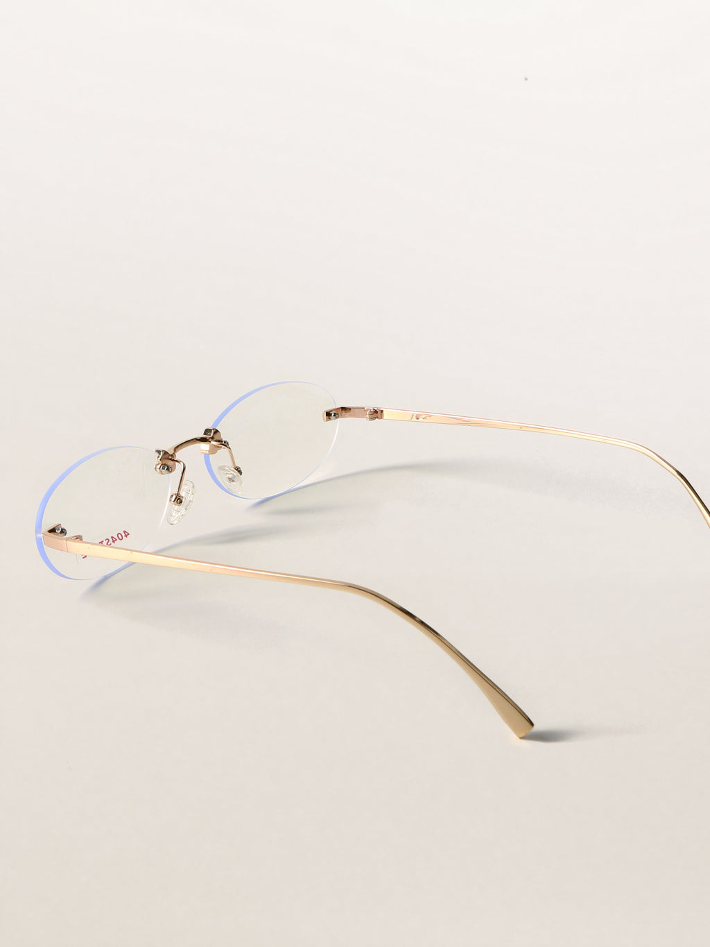 Retro Librarian Chic Rimless Optical Frames
