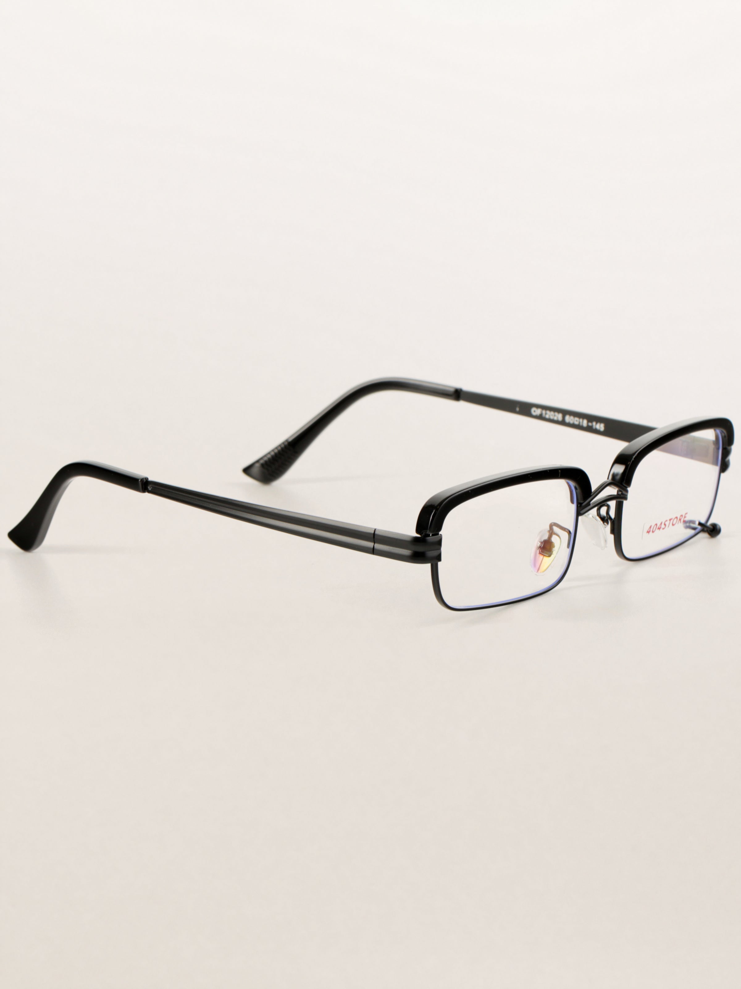 Gothic Dark Academia Rectangle Optical Frames