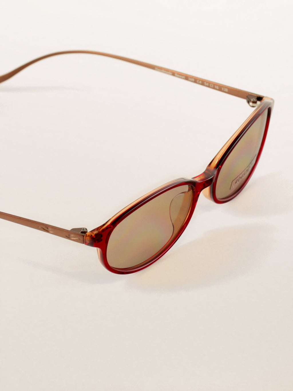 Y2K Office Siren Oval Titanium Sunglasses
