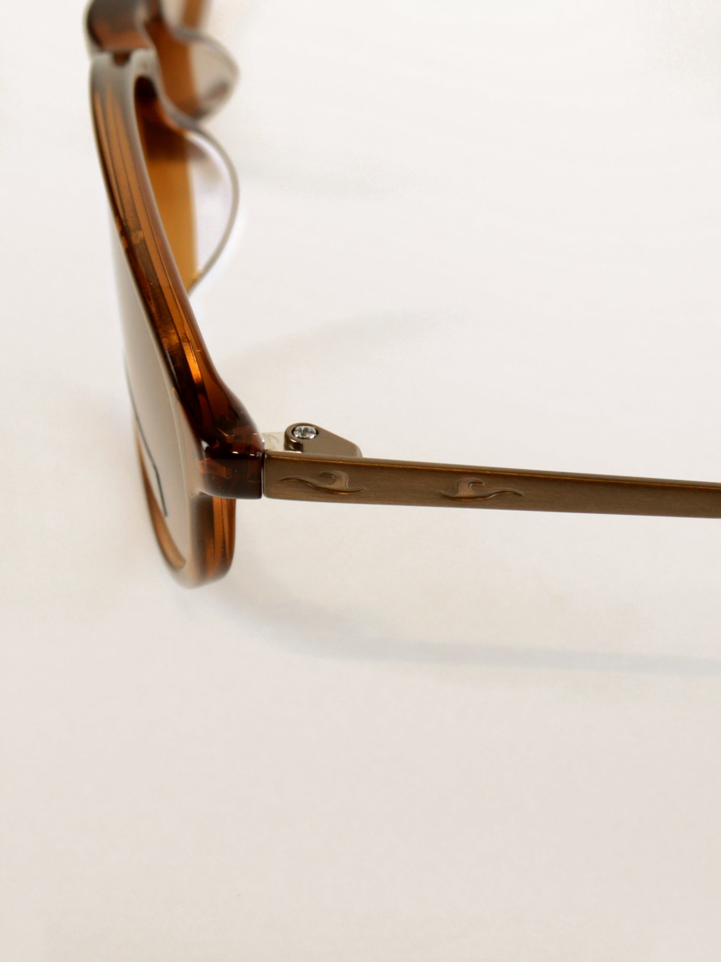 Y2K Office Siren Oval Titanium Sunglasses