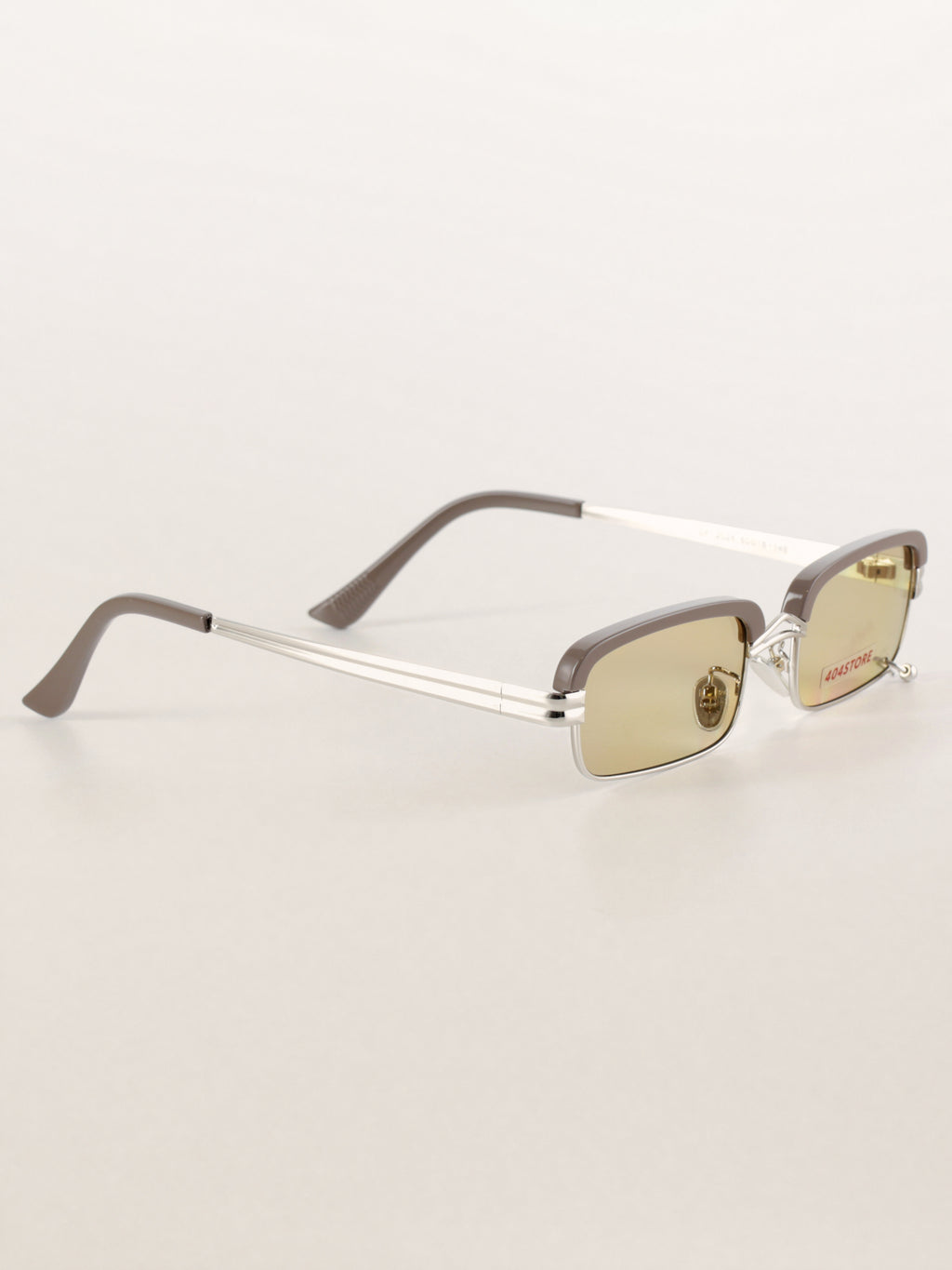 Rectangle Metal Steampunk Rivet Sunglasses
