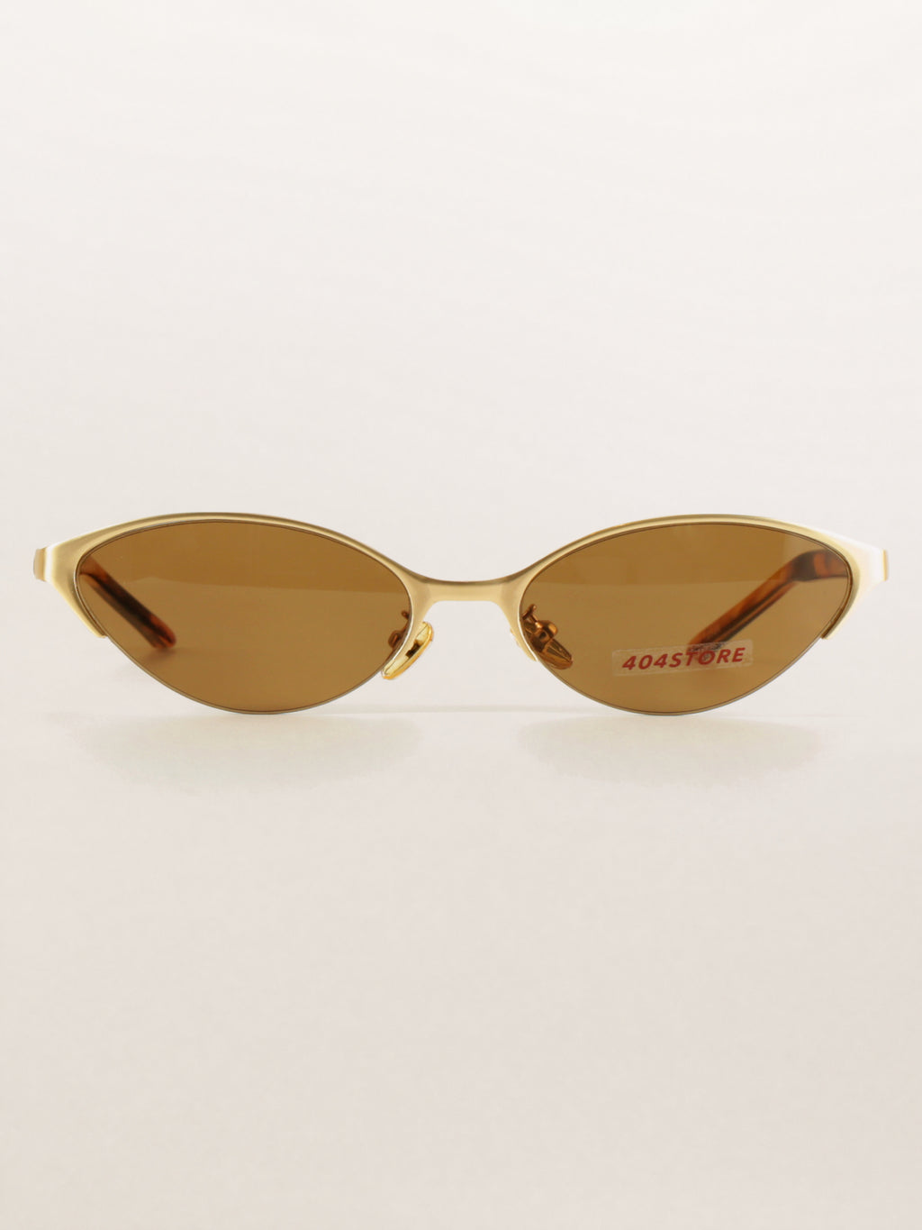 Y2K bayonetta Half-Rim Slim Cat-Eye Sunglasses