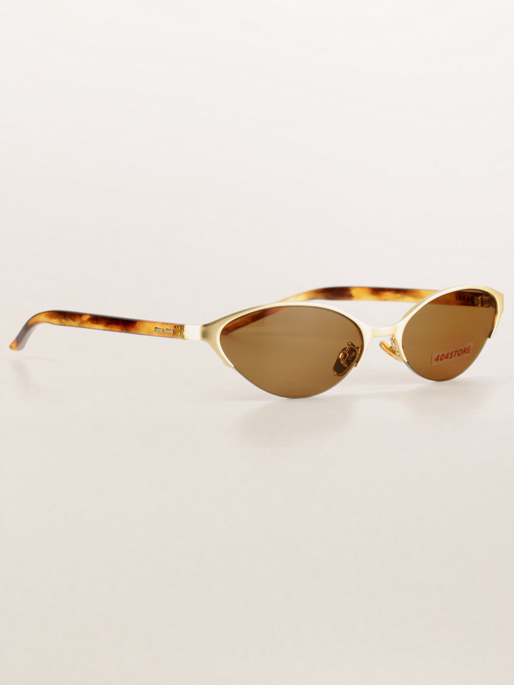 Y2K bayonetta Half-Rim Slim Cat-Eye Sunglasses