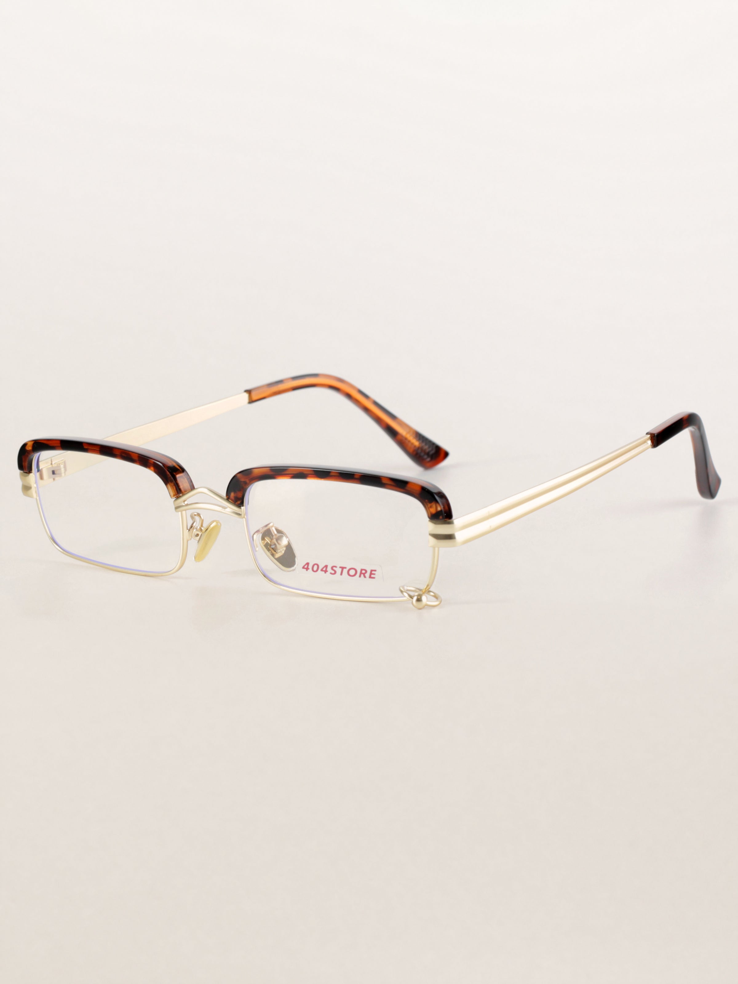 Gothic Dark Academia Rectangle Optical Frames
