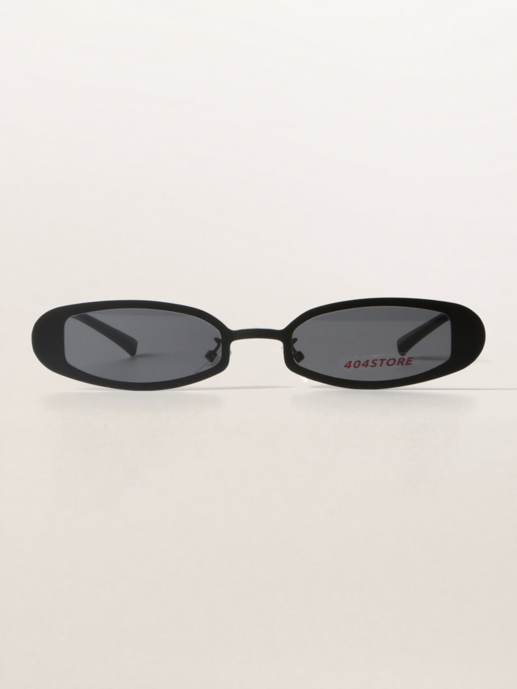 Y2K Cold Slim Oval Metal Sunglasses
