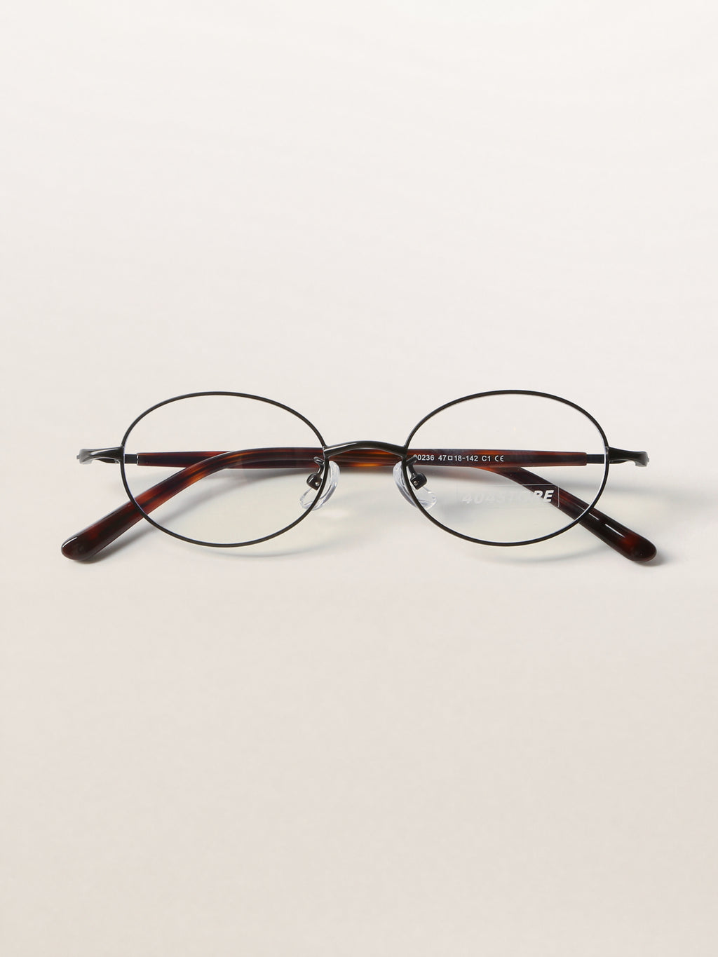 Oval Metal Bookish Minimalist Optical Frames