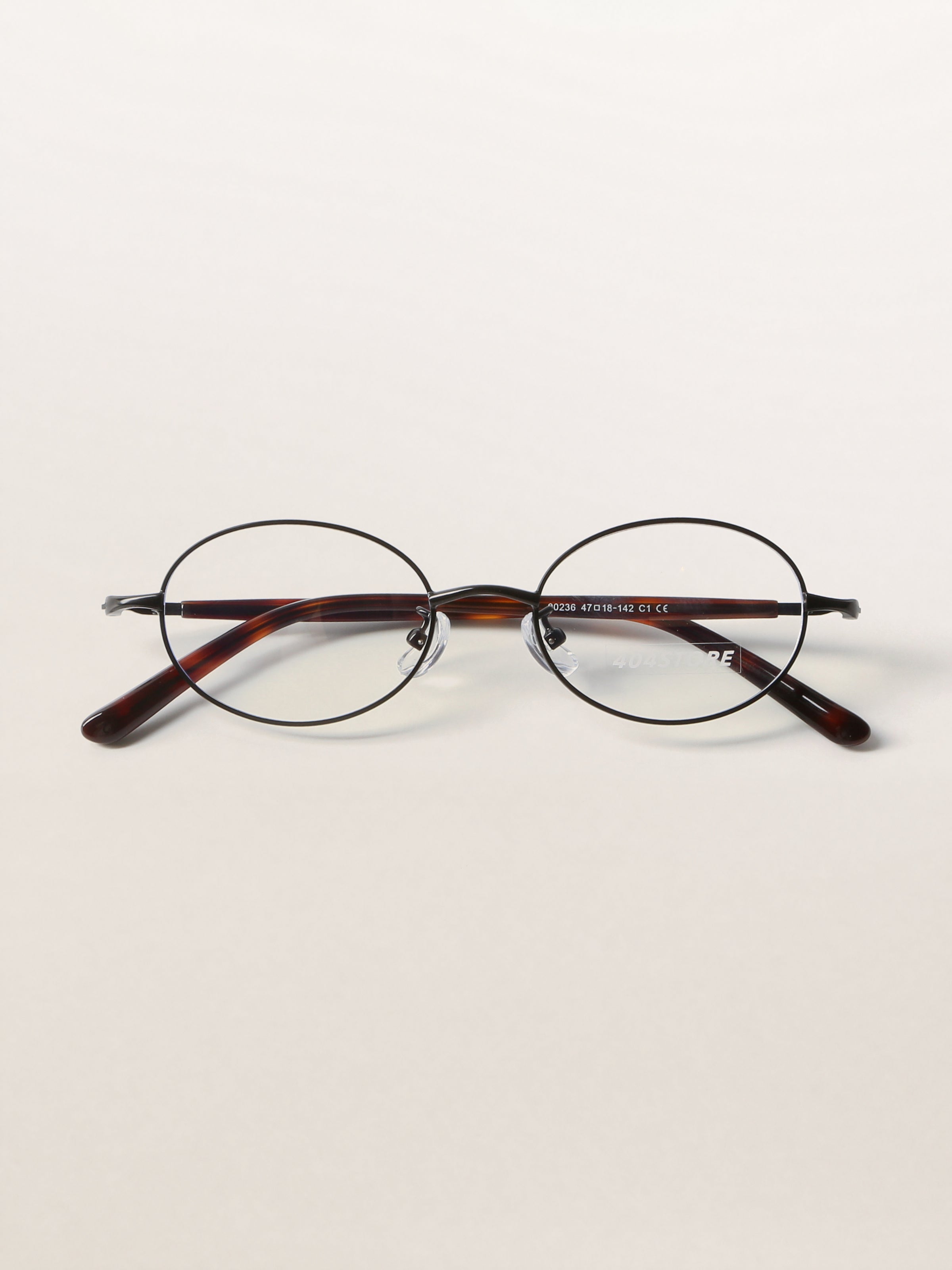 Oval Metal Bookish Minimalist Optical Frames