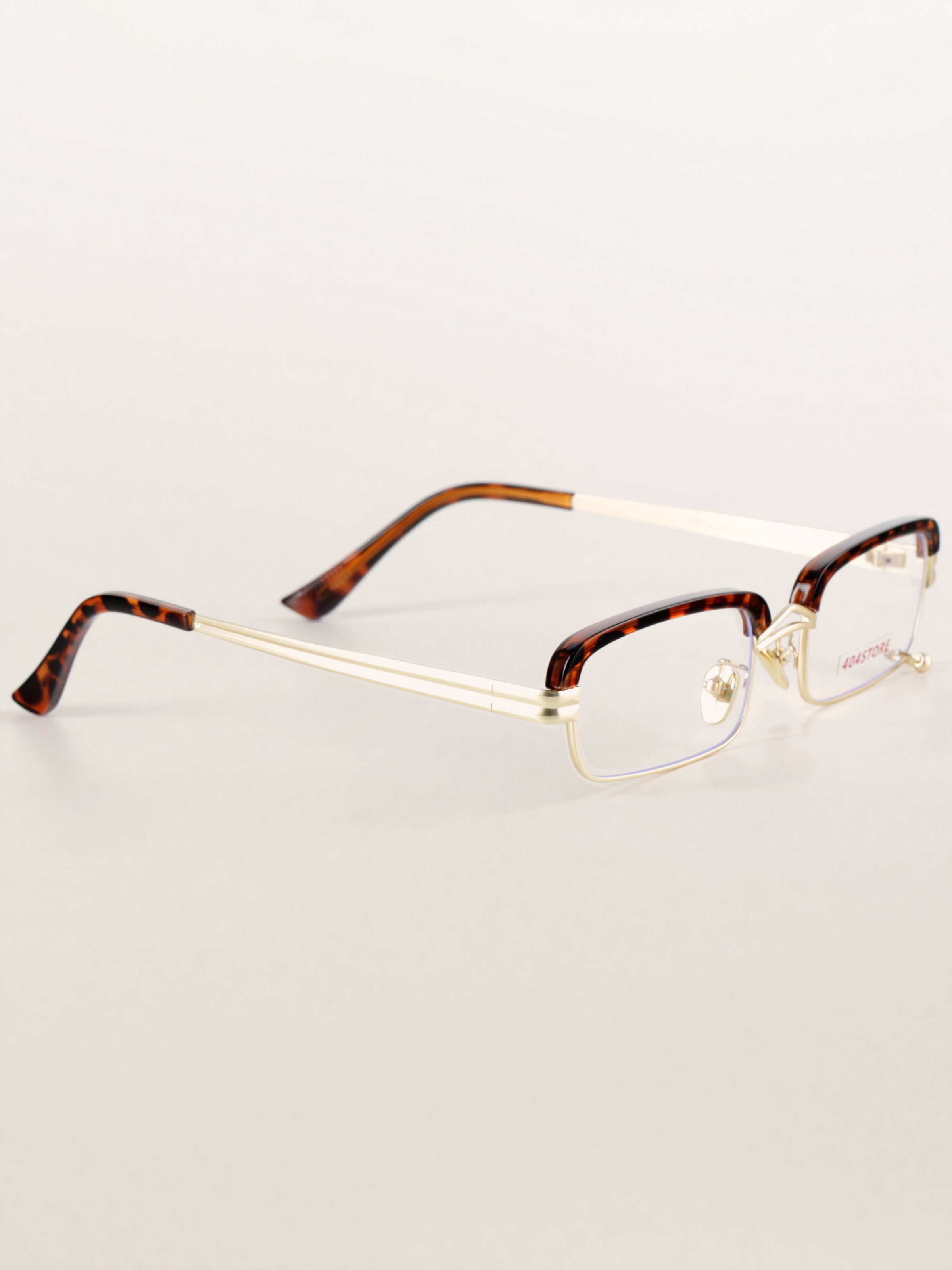 Gothic Dark Academia Rectangle Optical Frames