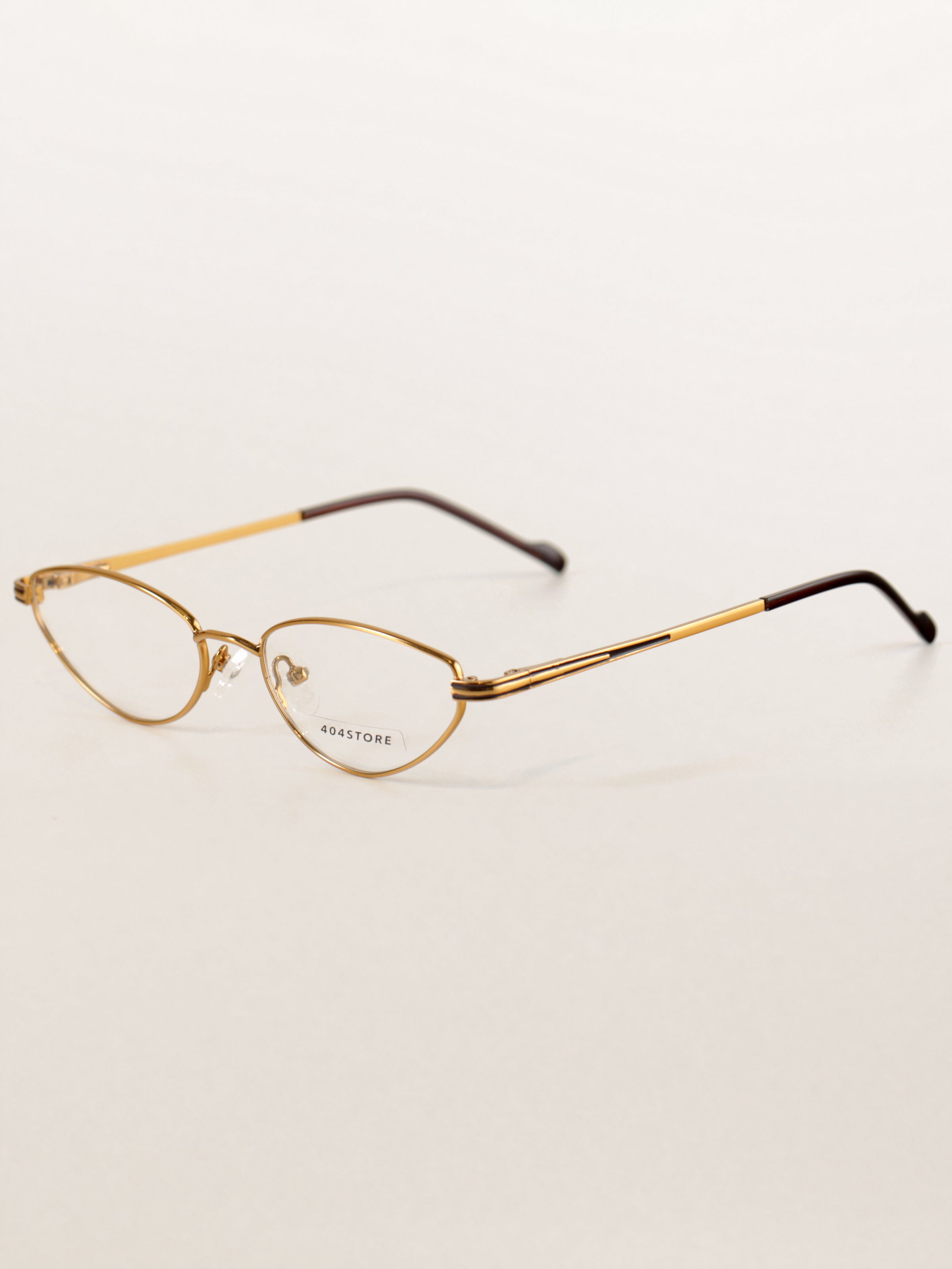Vintage-inspired Cat-Eye Metal Minimalist Optical Frames