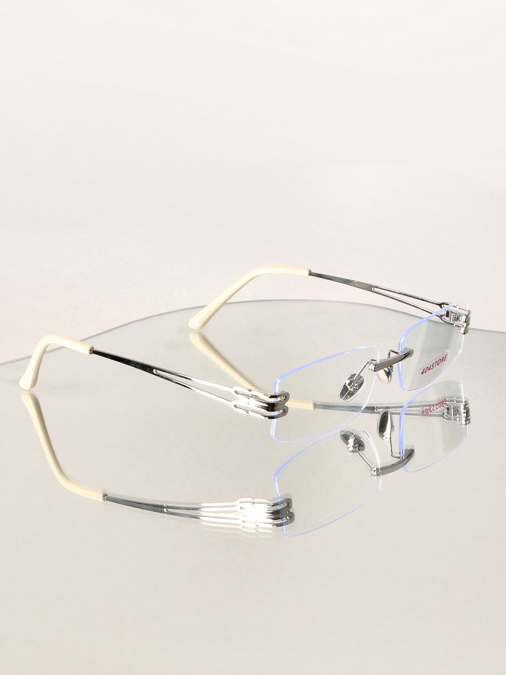 Rimless Y2K Preppy Rectangle Optical Frames