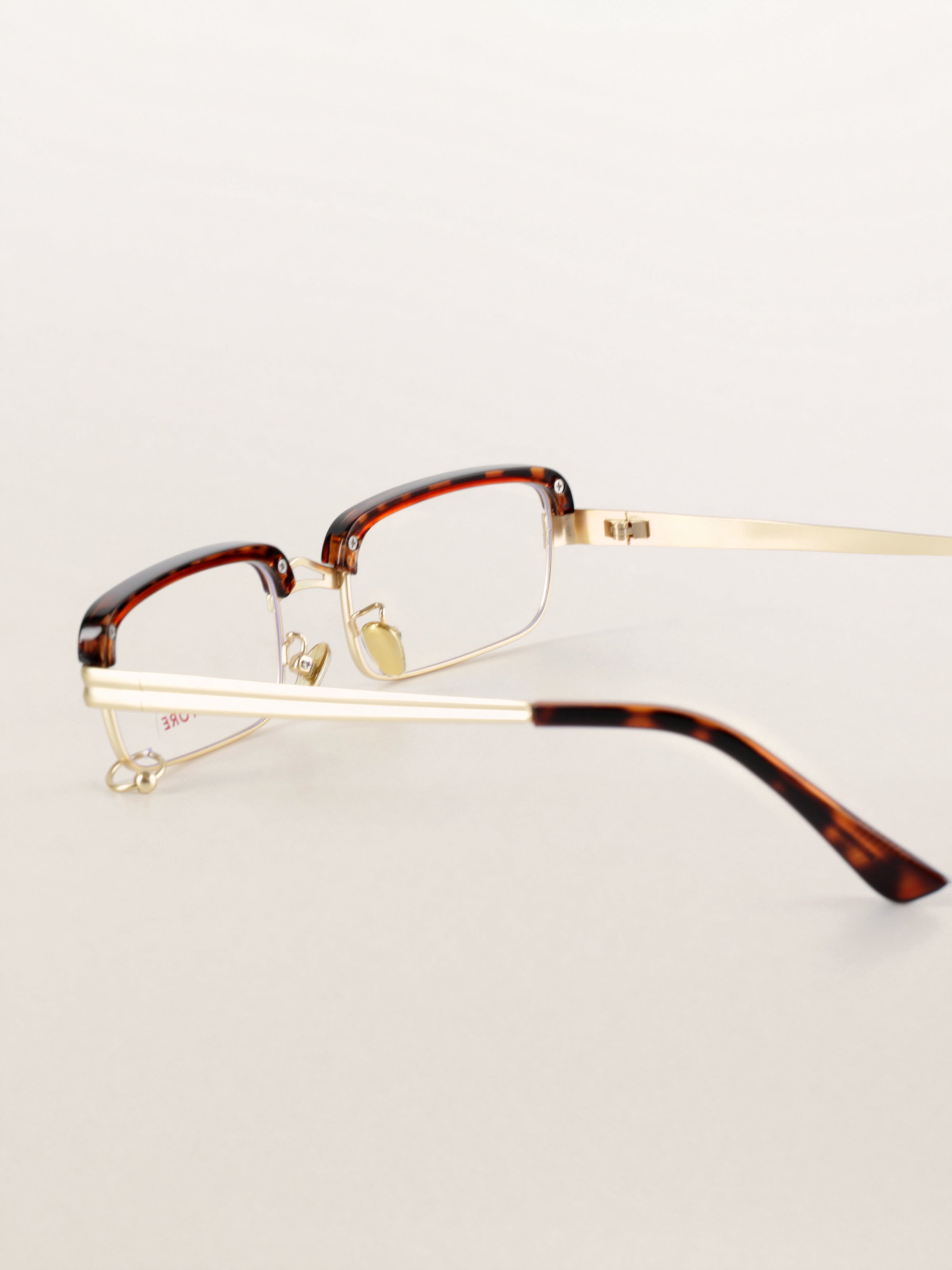 Gothic Dark Academia Rectangle Optical Frames