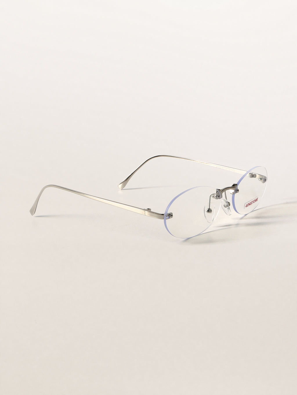 Retro Librarian Chic Rimless Optical Frames