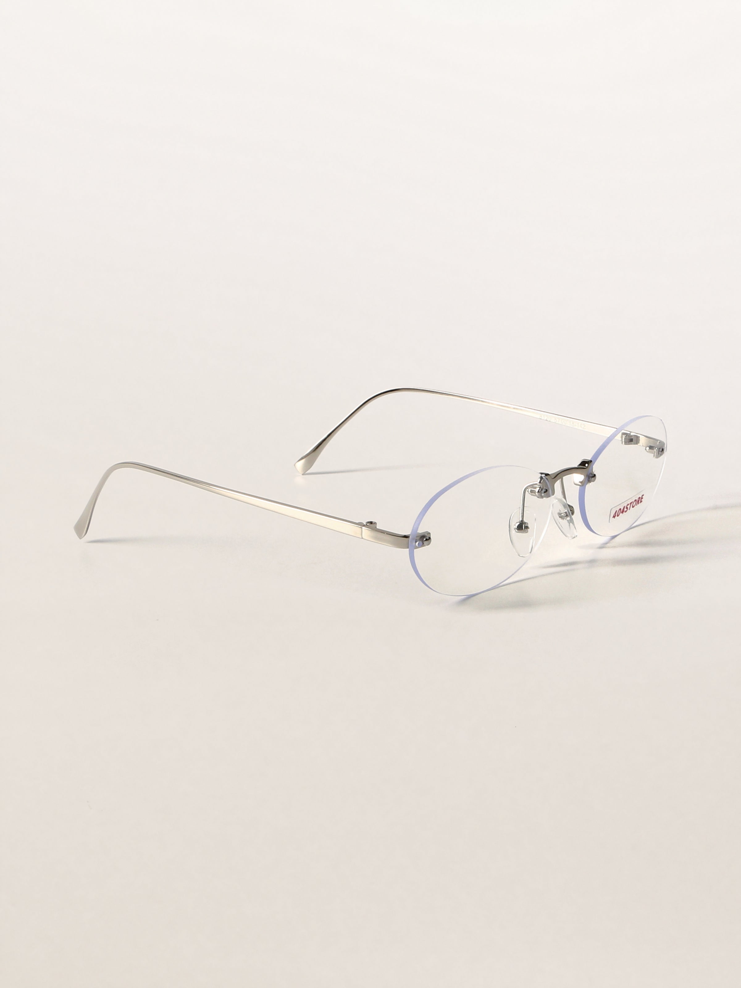 Retro Librarian Chic Rimless Optical Frames