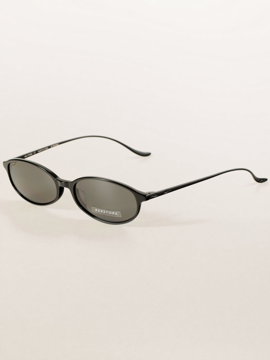 Y2K Office Siren Oval Titanium Sunglasses