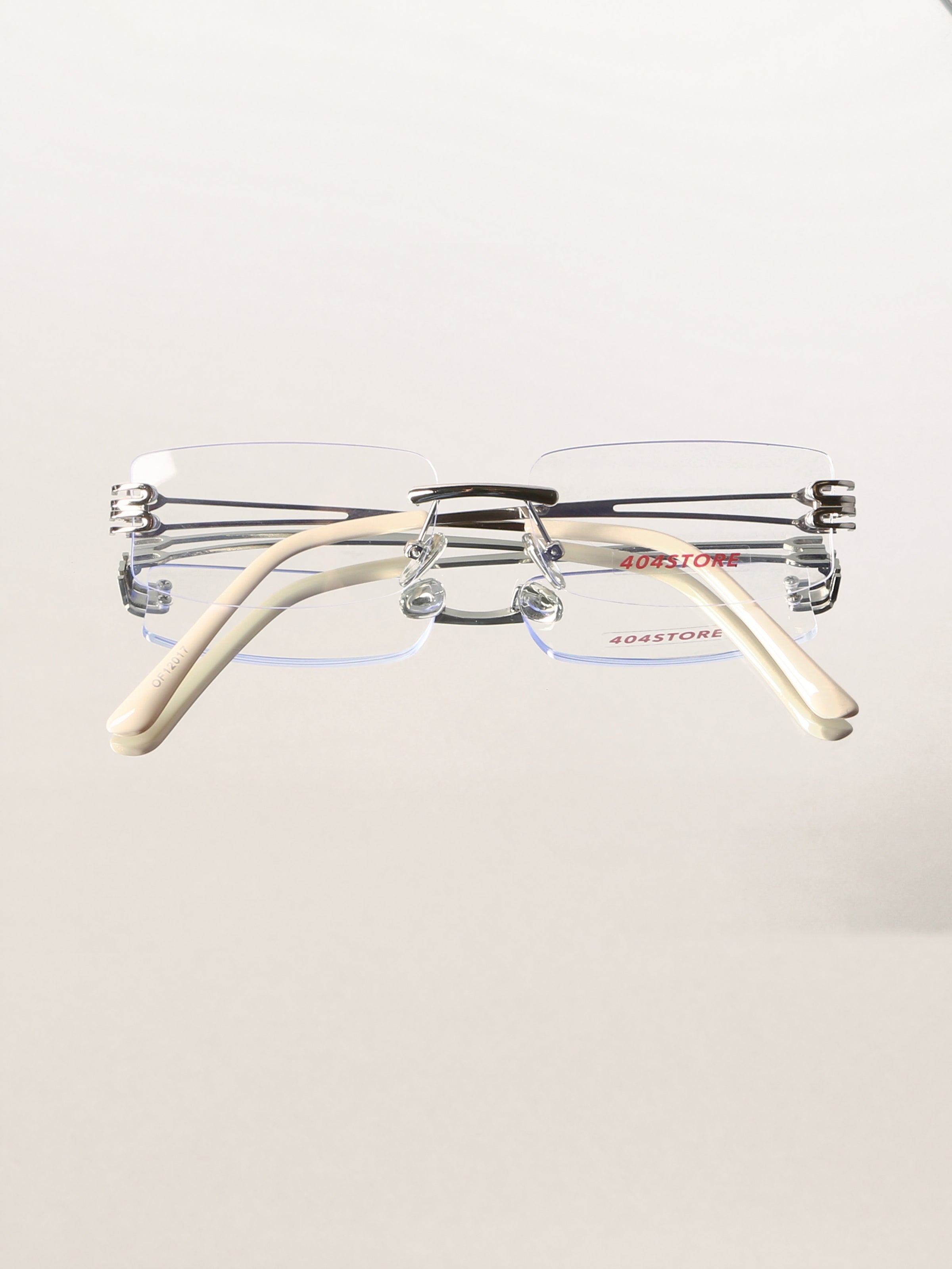 Rimless Y2K Preppy Rectangle Optical Frames