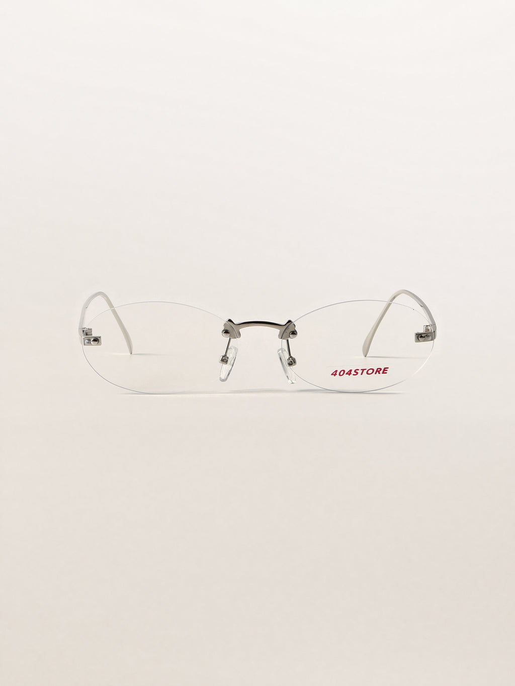 Retro Librarian Chic Rimless Optical Frames