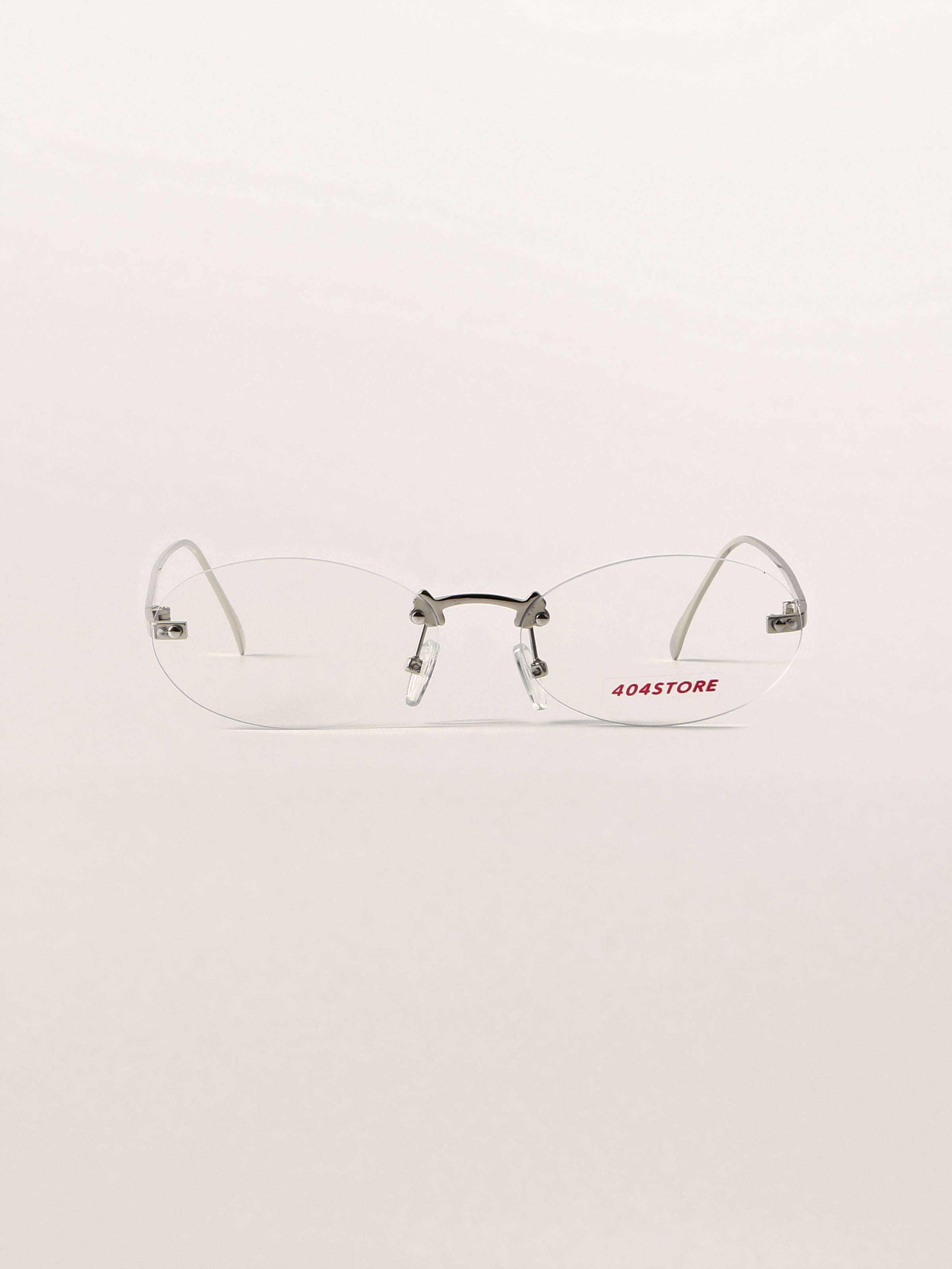 Retro Librarian Chic Rimless Optical Frames