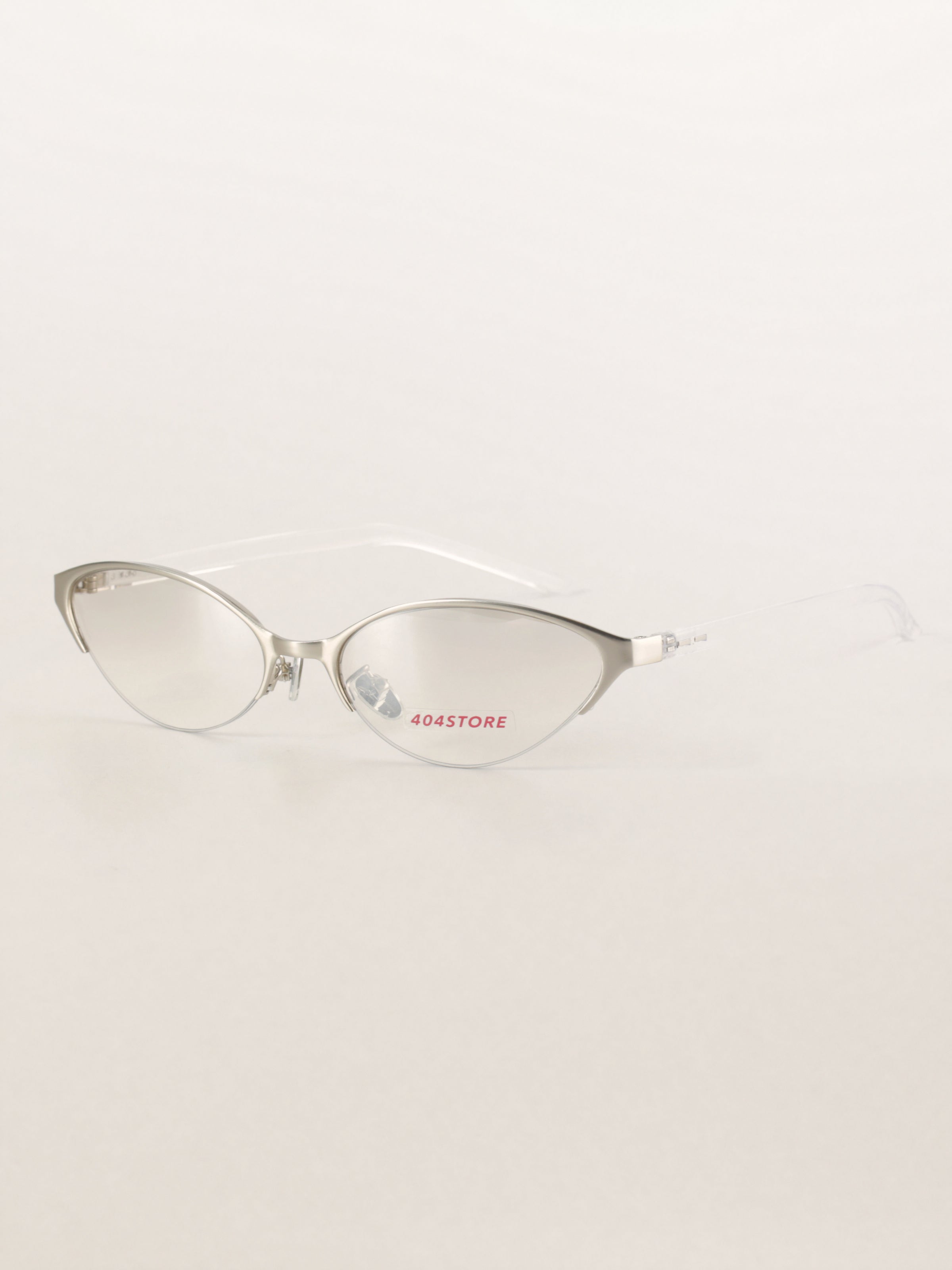 Y2K bayonetta Half-Rim Slim Cat-Eye Sunglasses