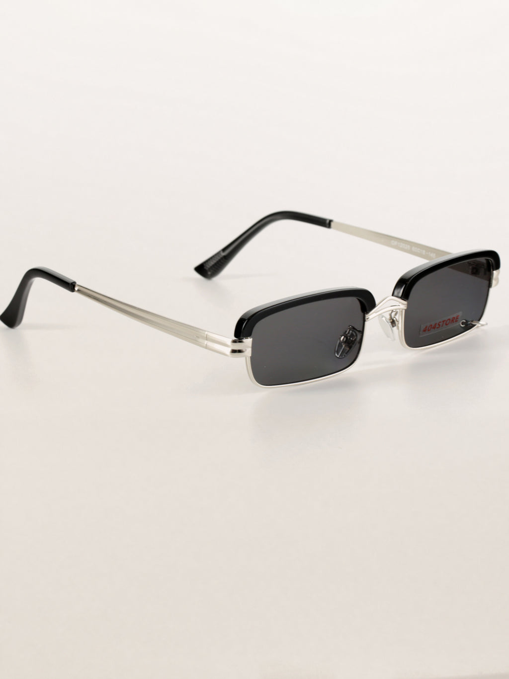 Rectangle Metal Steampunk Rivet Sunglasses