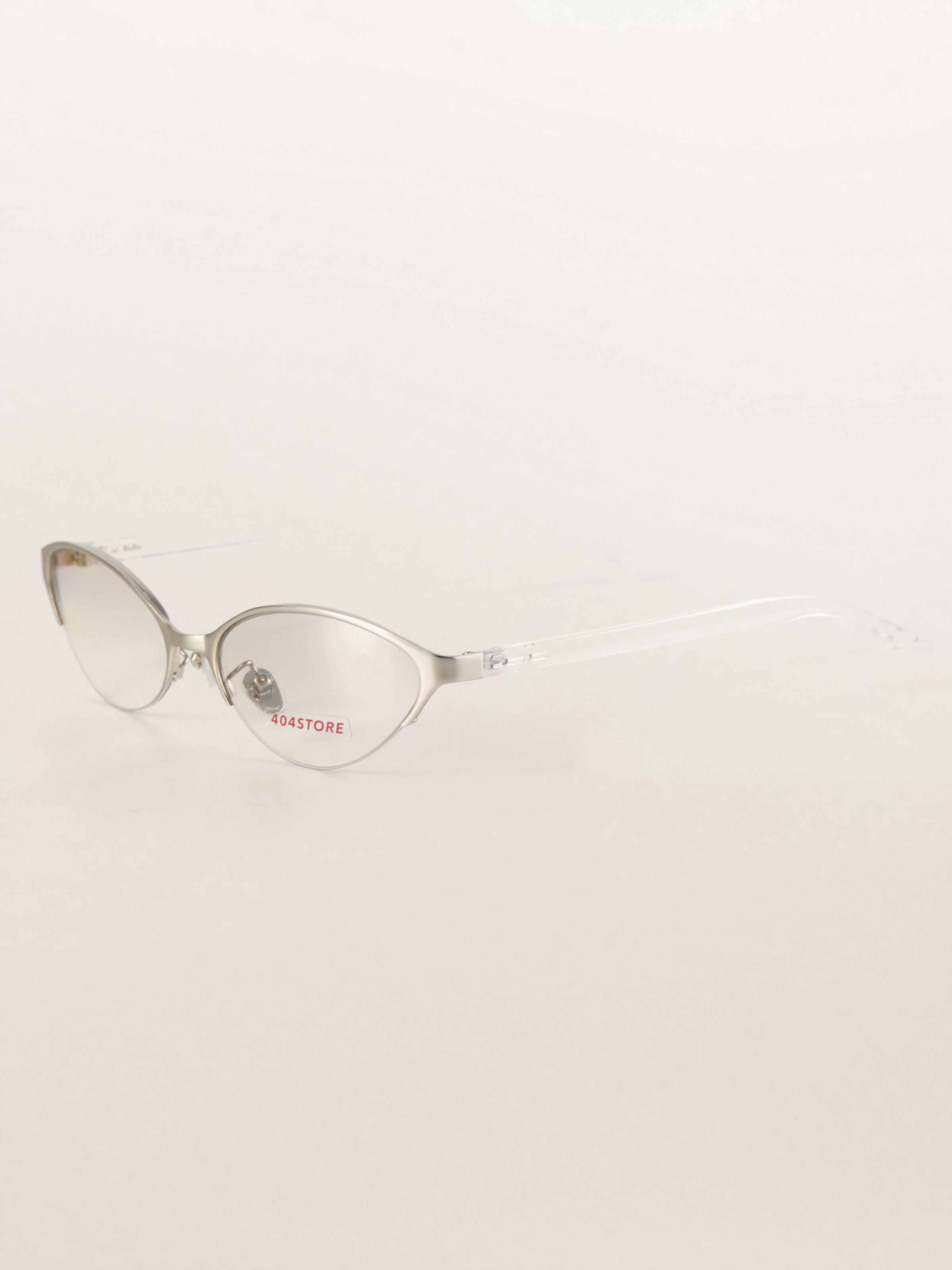 Y2K bayonetta Half-Rim Slim Cat-Eye Sunglasses