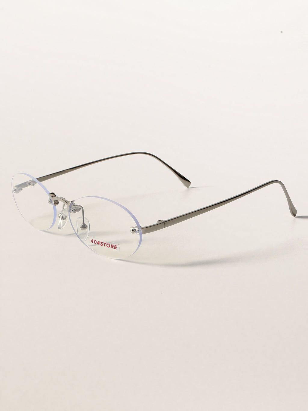 Retro Librarian Chic Rimless Optical Frames