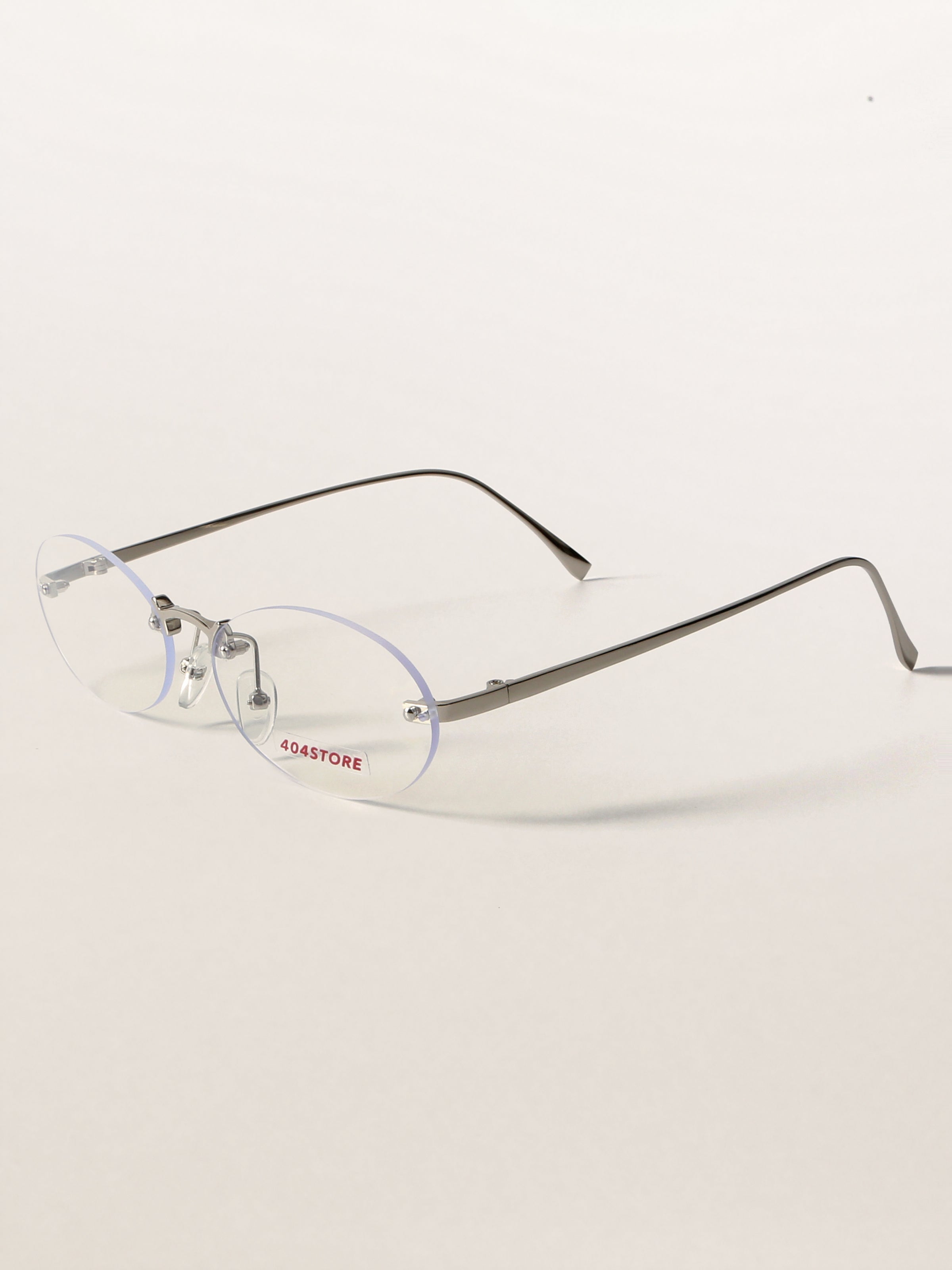 Retro Librarian Chic Rimless Optical Frames