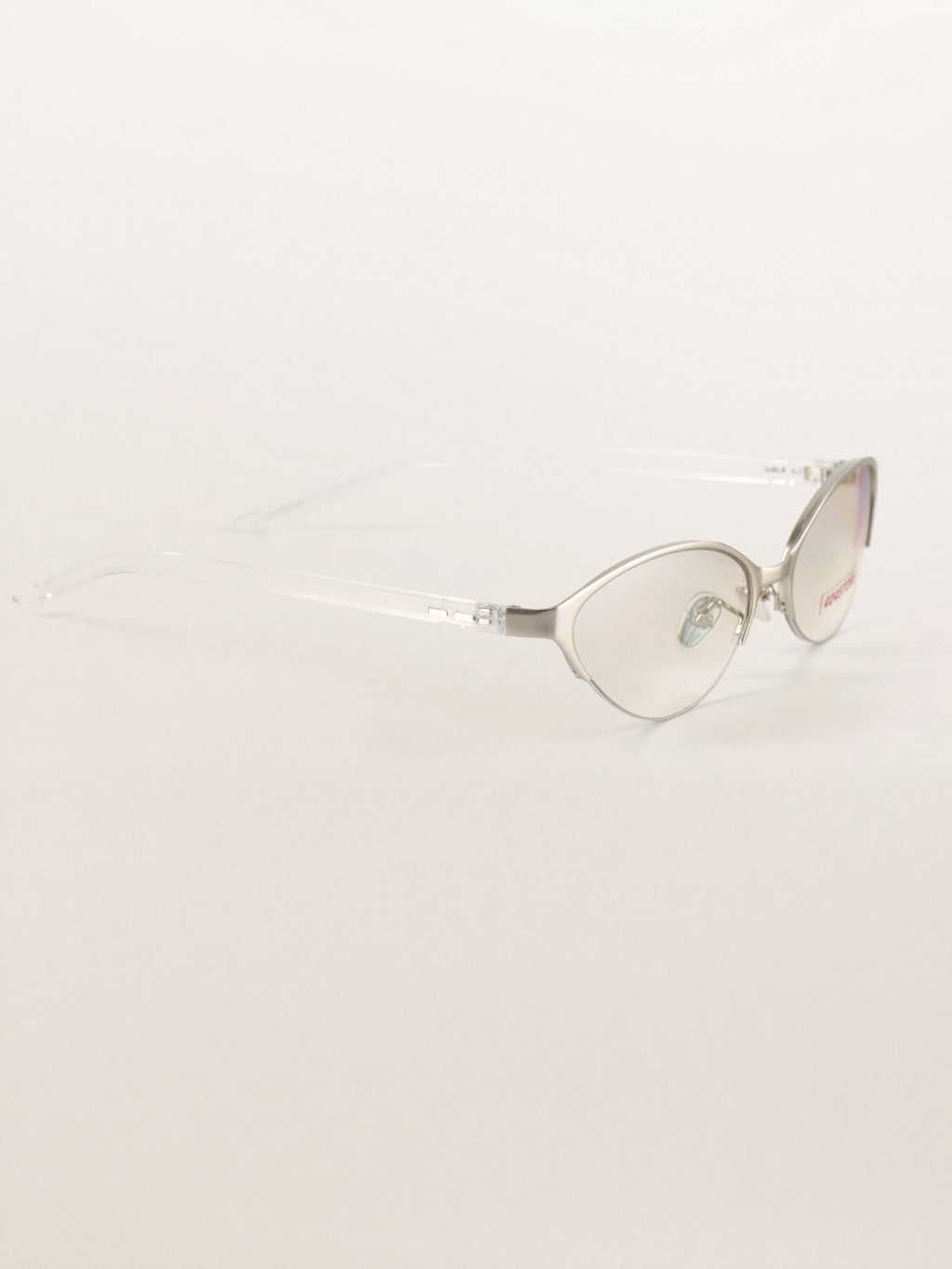 Y2K bayonetta Half-Rim Slim Cat-Eye Sunglasses