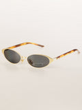 Oval Metal Bookish Office Siren Sunglasses