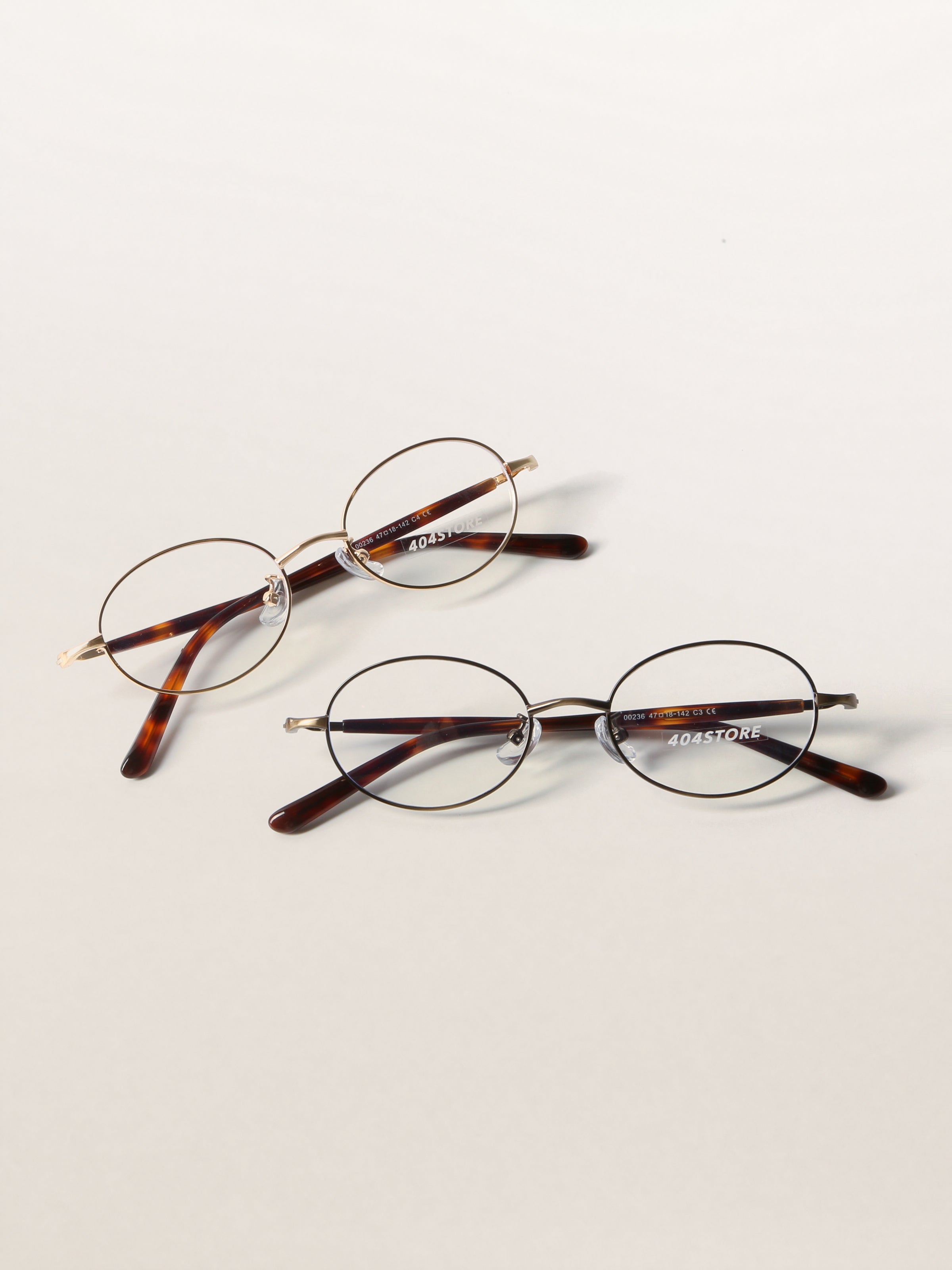 Oval Metal Bookish Minimalist Optical Frames