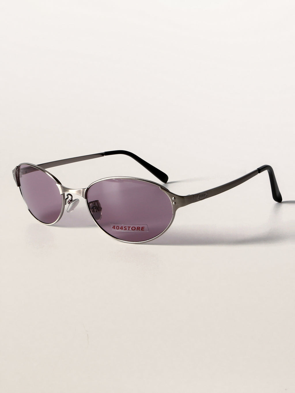 Retro Grunge Oval Metal Sunglasses