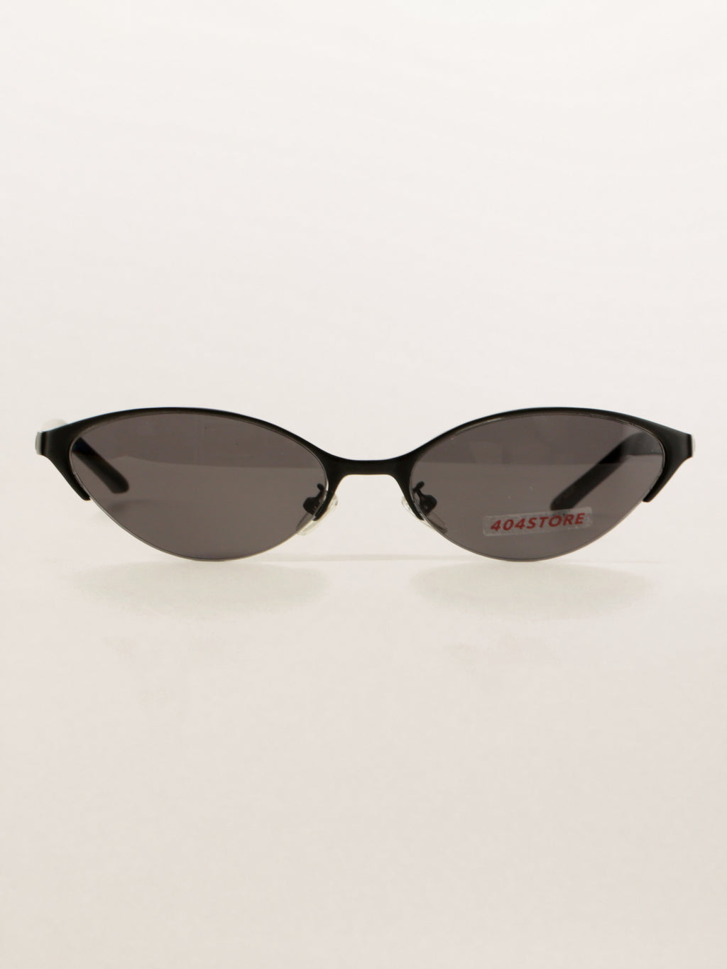Y2K bayonetta Half-Rim Slim Cat-Eye Sunglasses