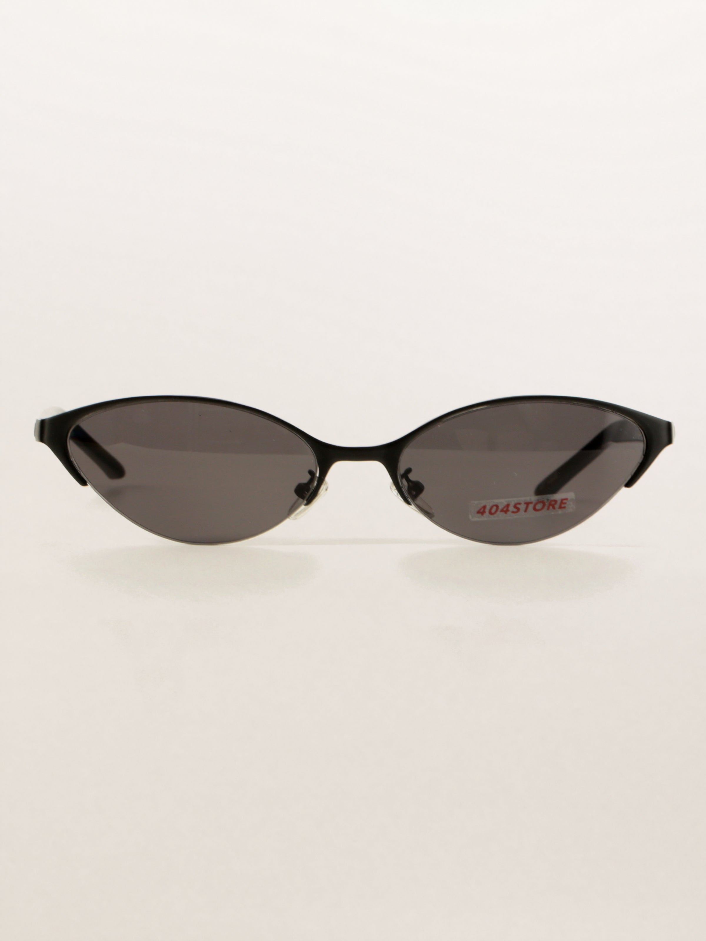 Y2K bayonetta Half-Rim Slim Cat-Eye Sunglasses