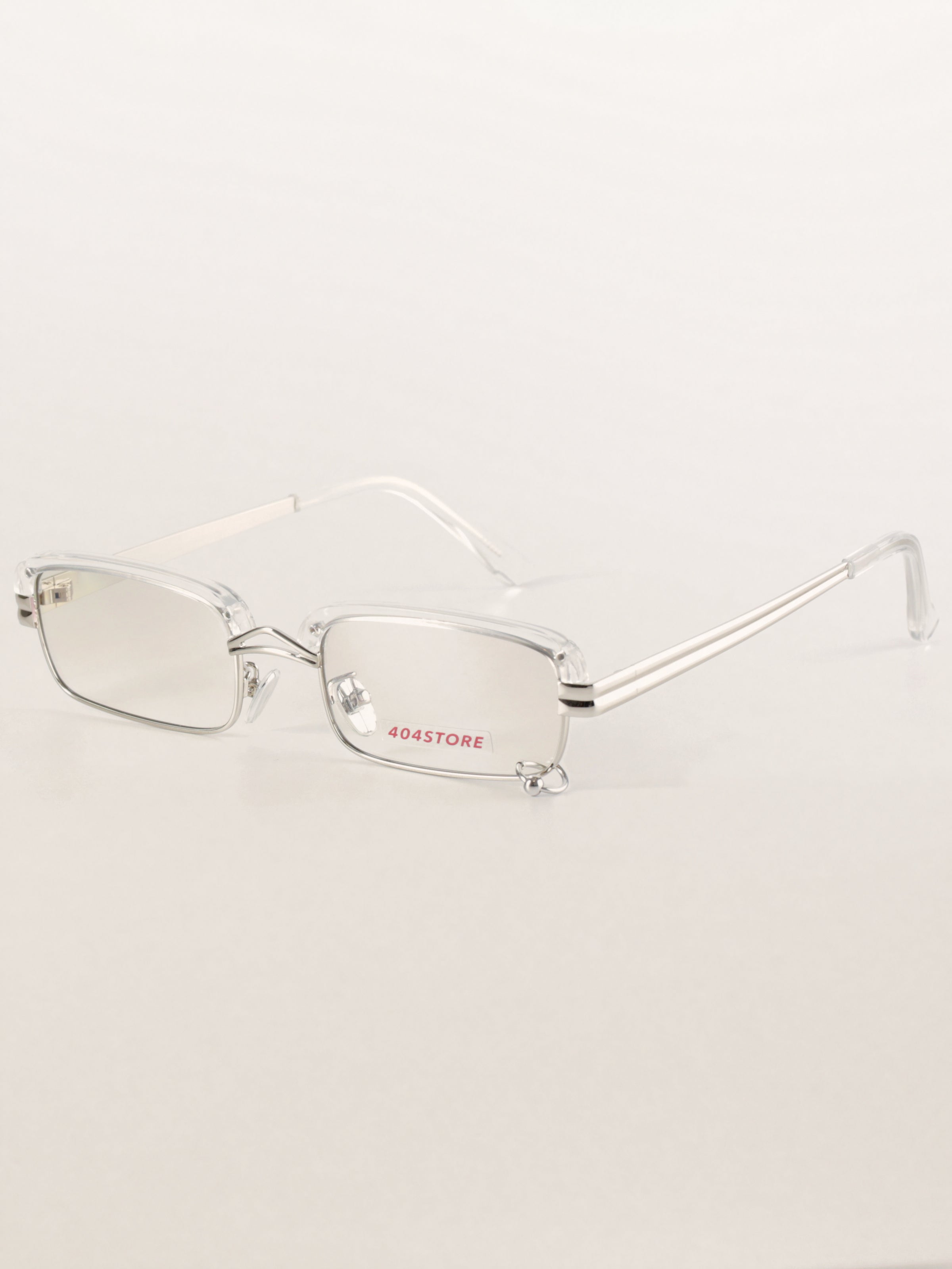 Rectangle Metal Steampunk Rivet Sunglasses